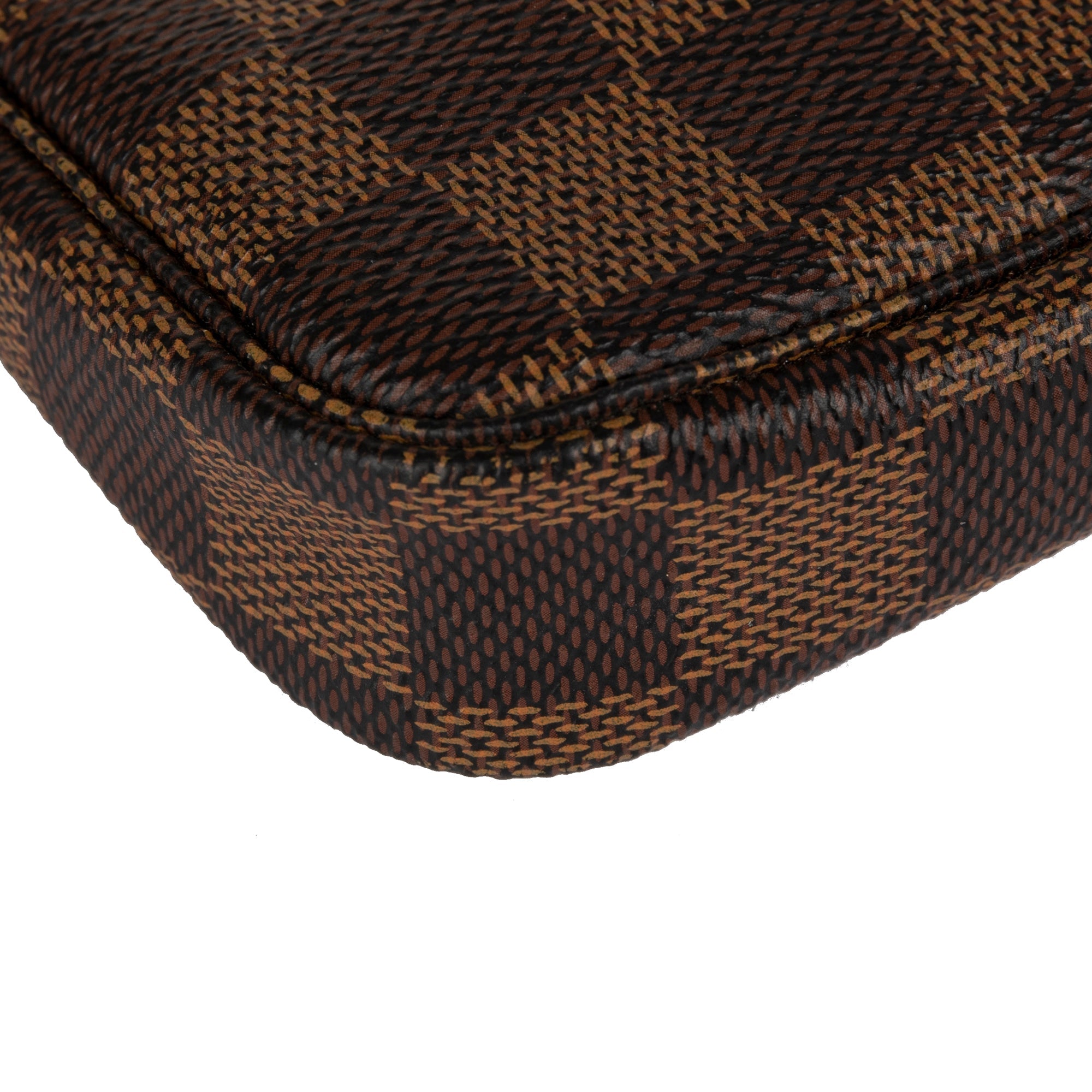 Louis Vuitton Damier Ebene Mini Pochette Accessories w/ Receipt