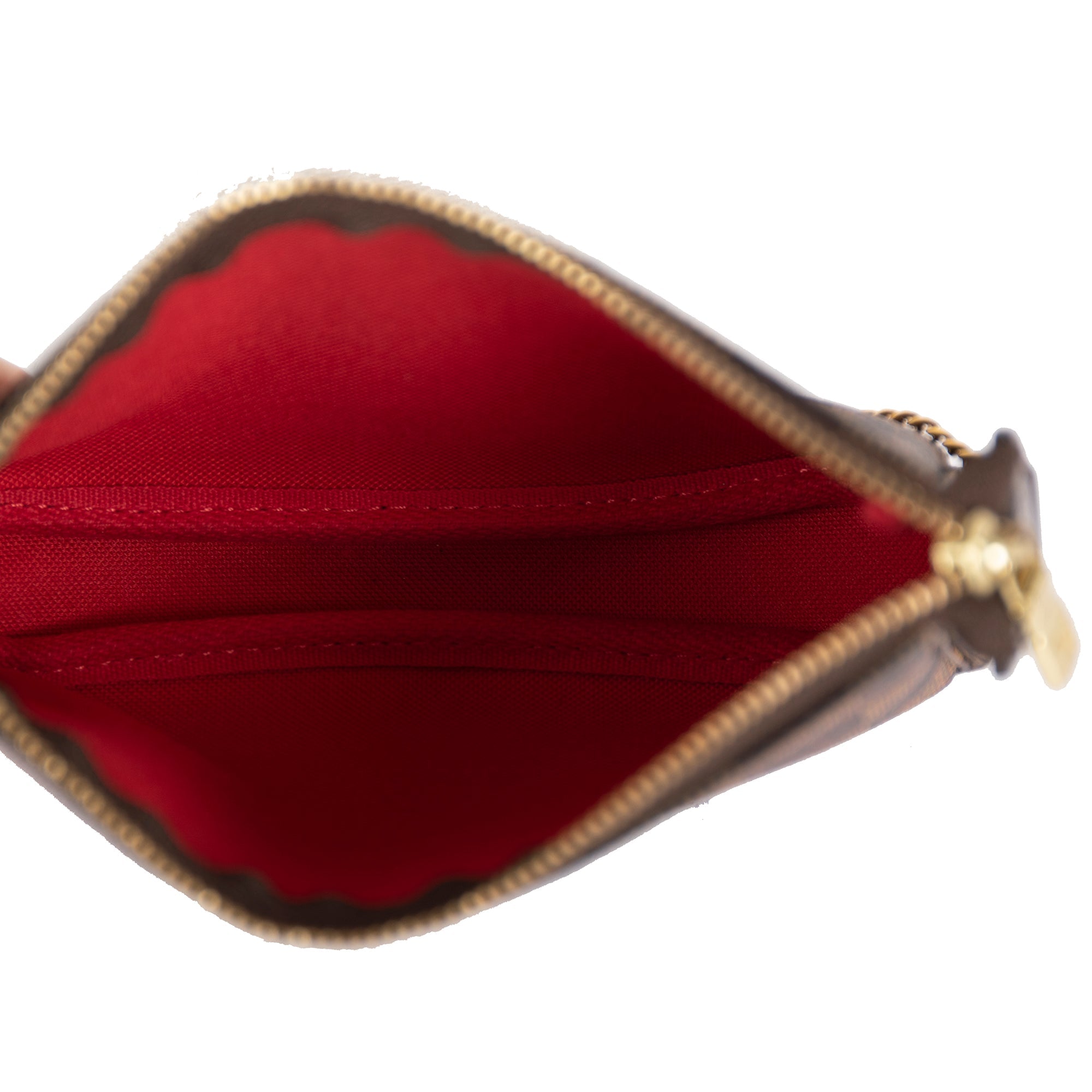 Louis Vuitton Damier Ebene Mini Pochette Accessories w/ Receipt