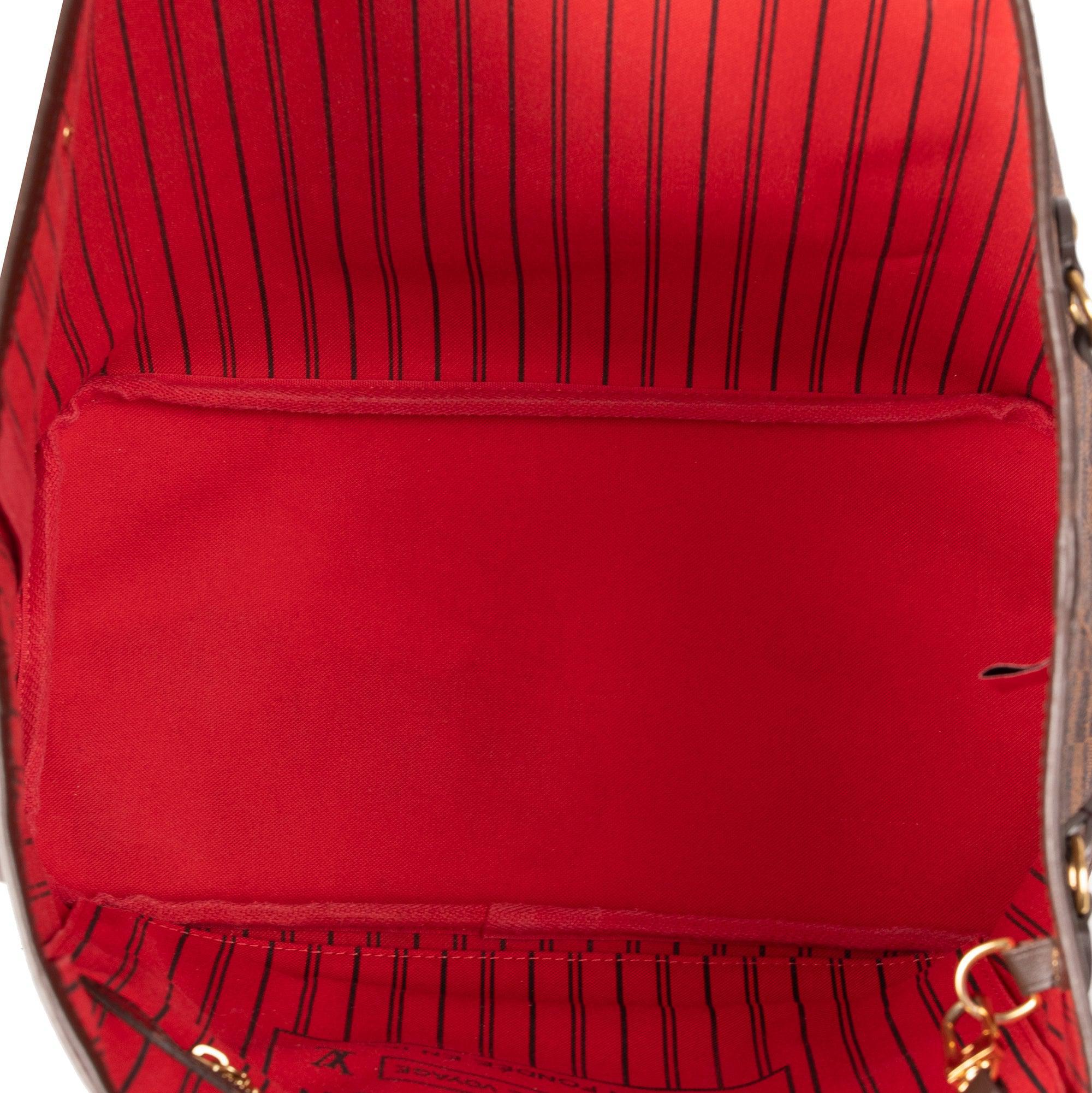 Louis Vuitton Damier Ebene Neverfull MM w/ Pouch