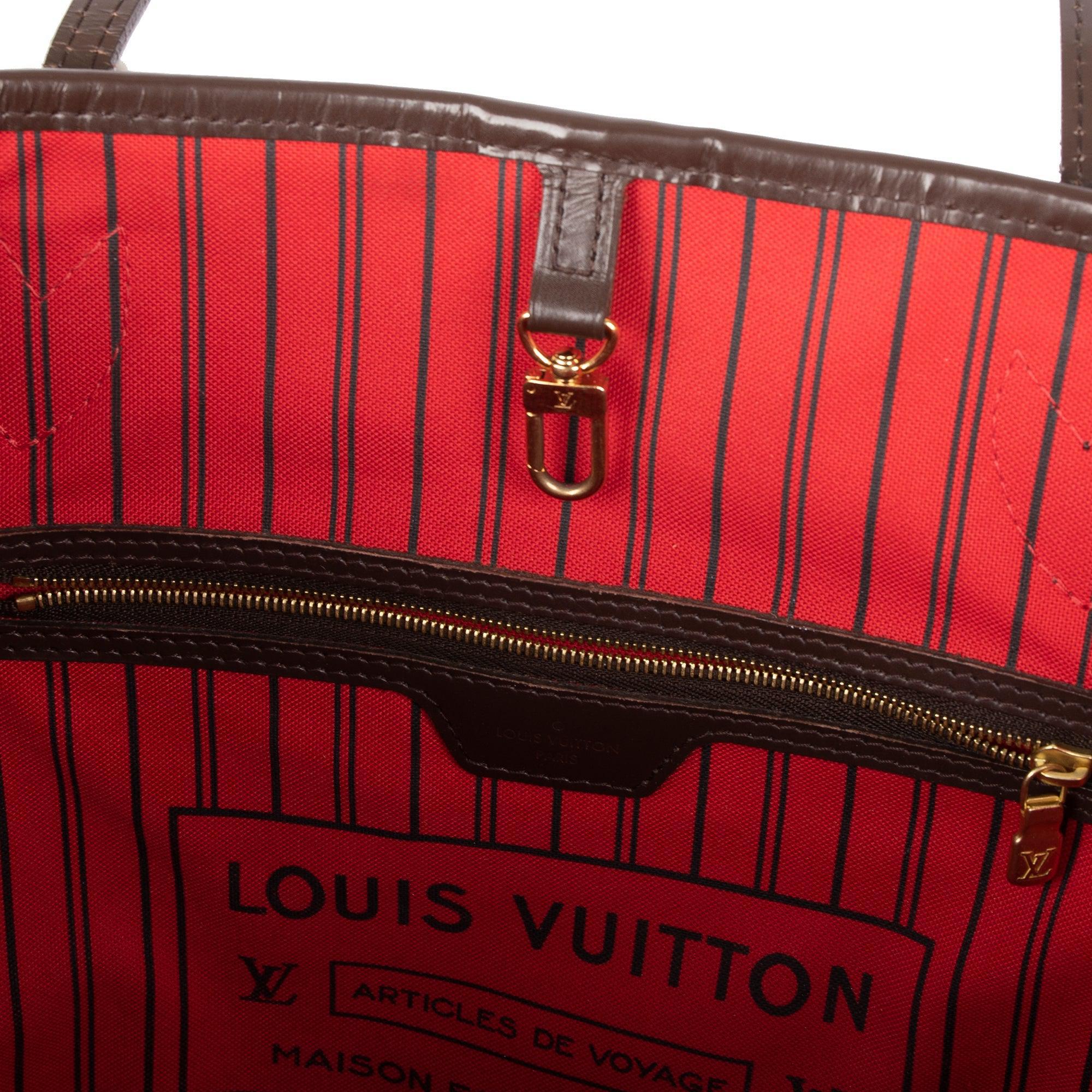 Louis Vuitton Damier Ebene Neverfull MM w/ Pouch