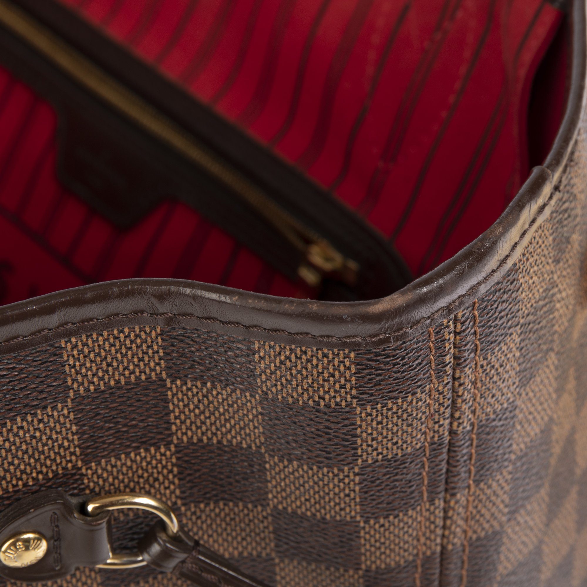 Louis Vuitton Damier Ebene Neverfull MM w/ Pouch