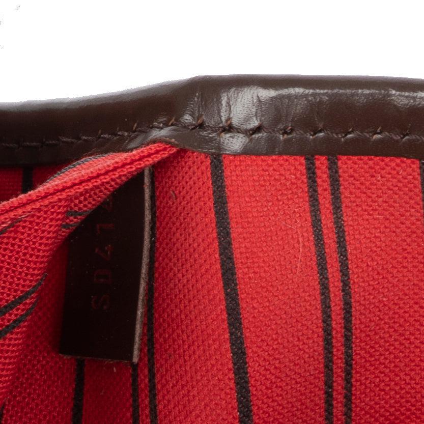 Louis Vuitton Damier Ebene Neverfull MM w/ Pouch