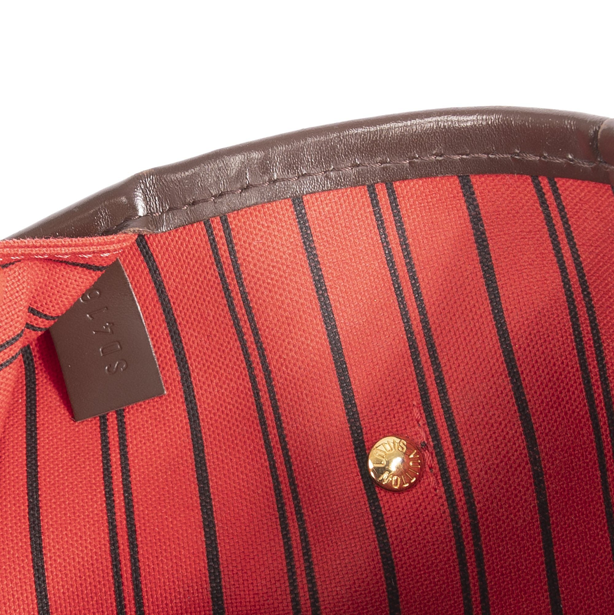 Louis Vuitton Damier Ebene Neverfull MM w/ Pouch