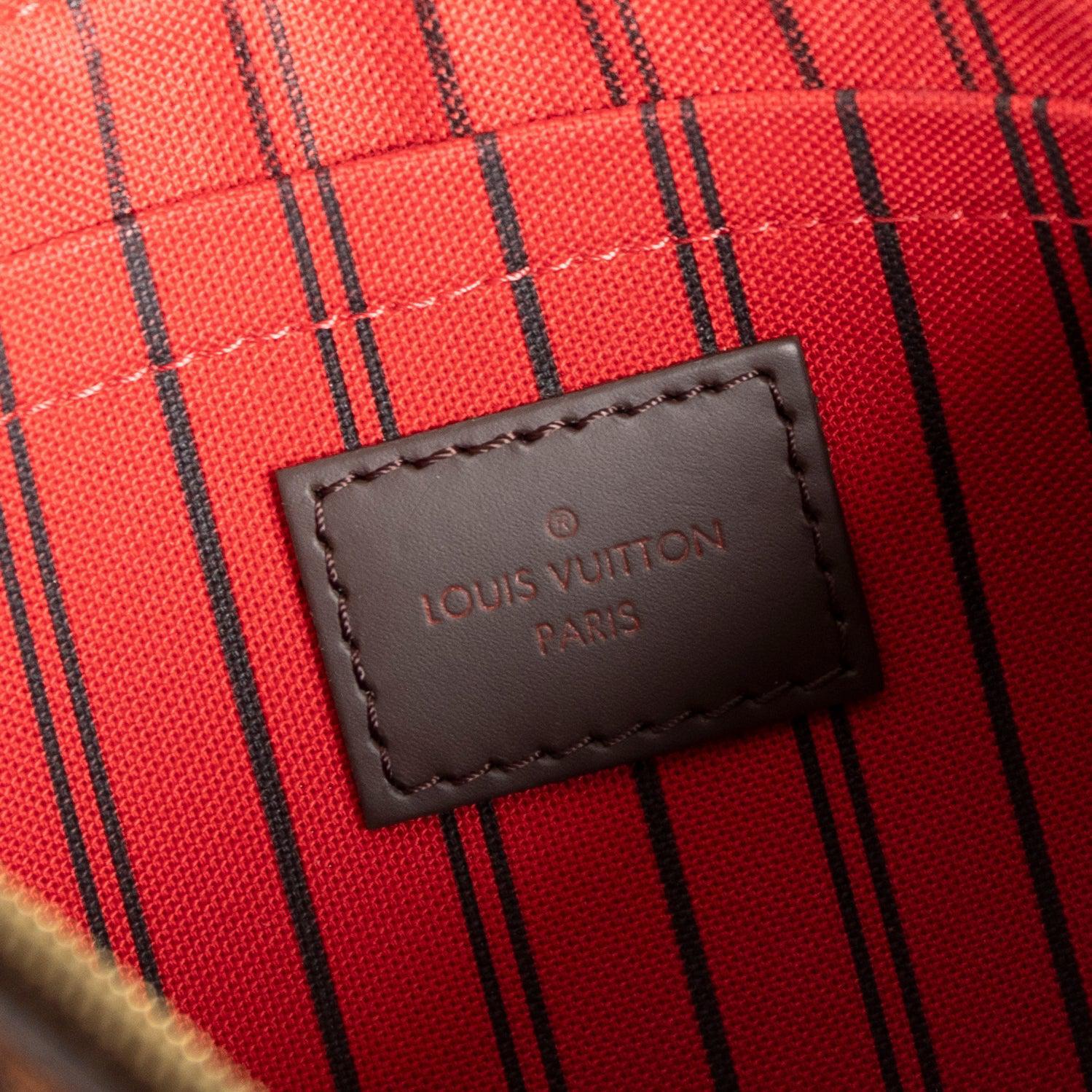 Louis Vuitton Damier Ebene Neverfull MM w/ Pouch