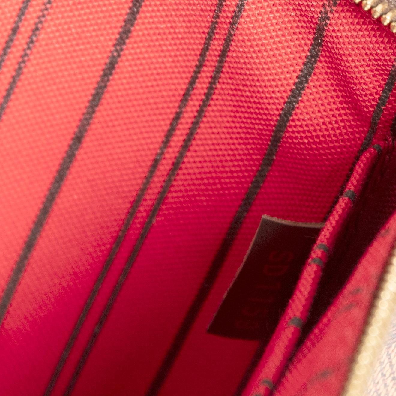 Louis Vuitton Damier Ebene Neverfull MM w/ Pouch