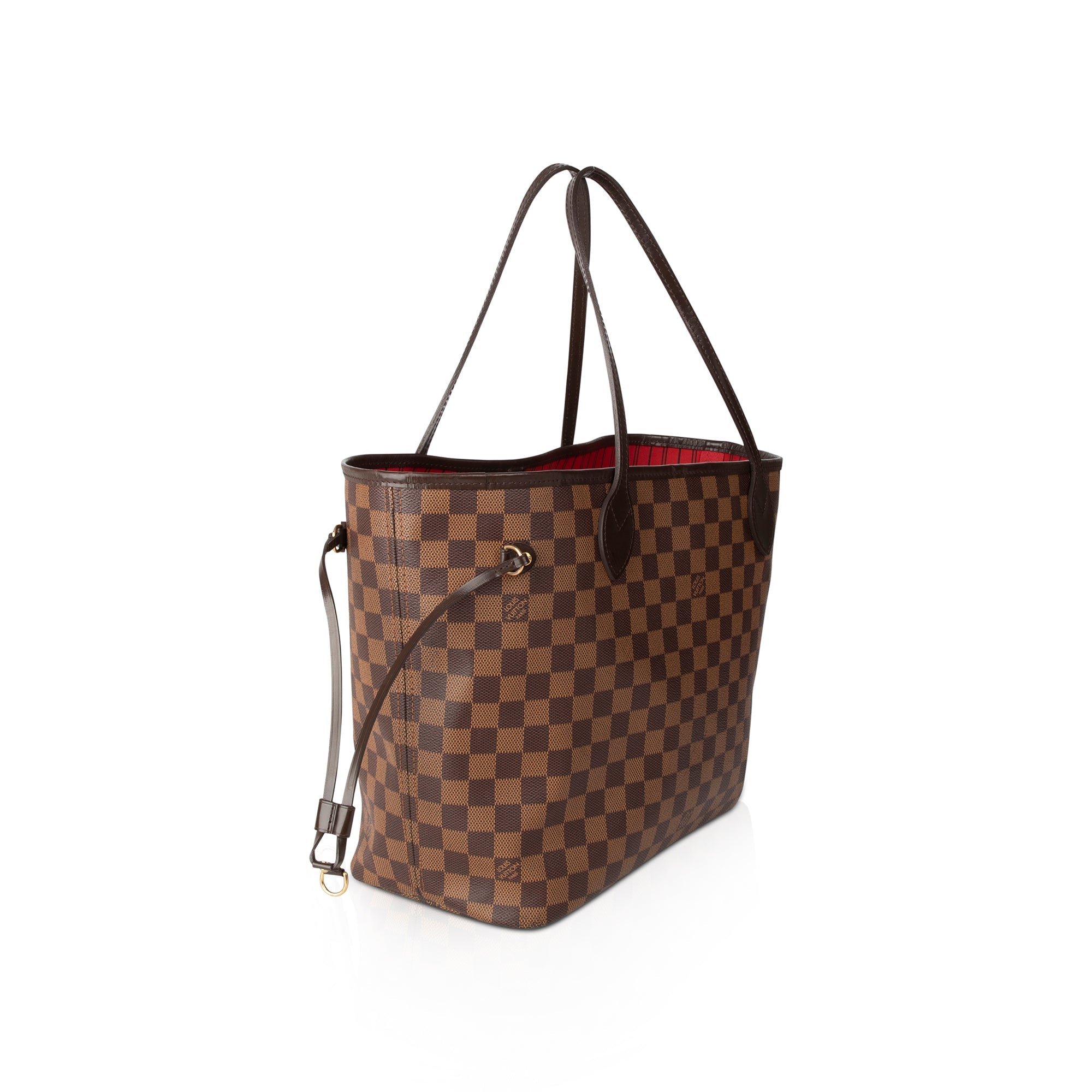 Louis Vuitton Damier Ebene Neverfull MM w/ Pouch