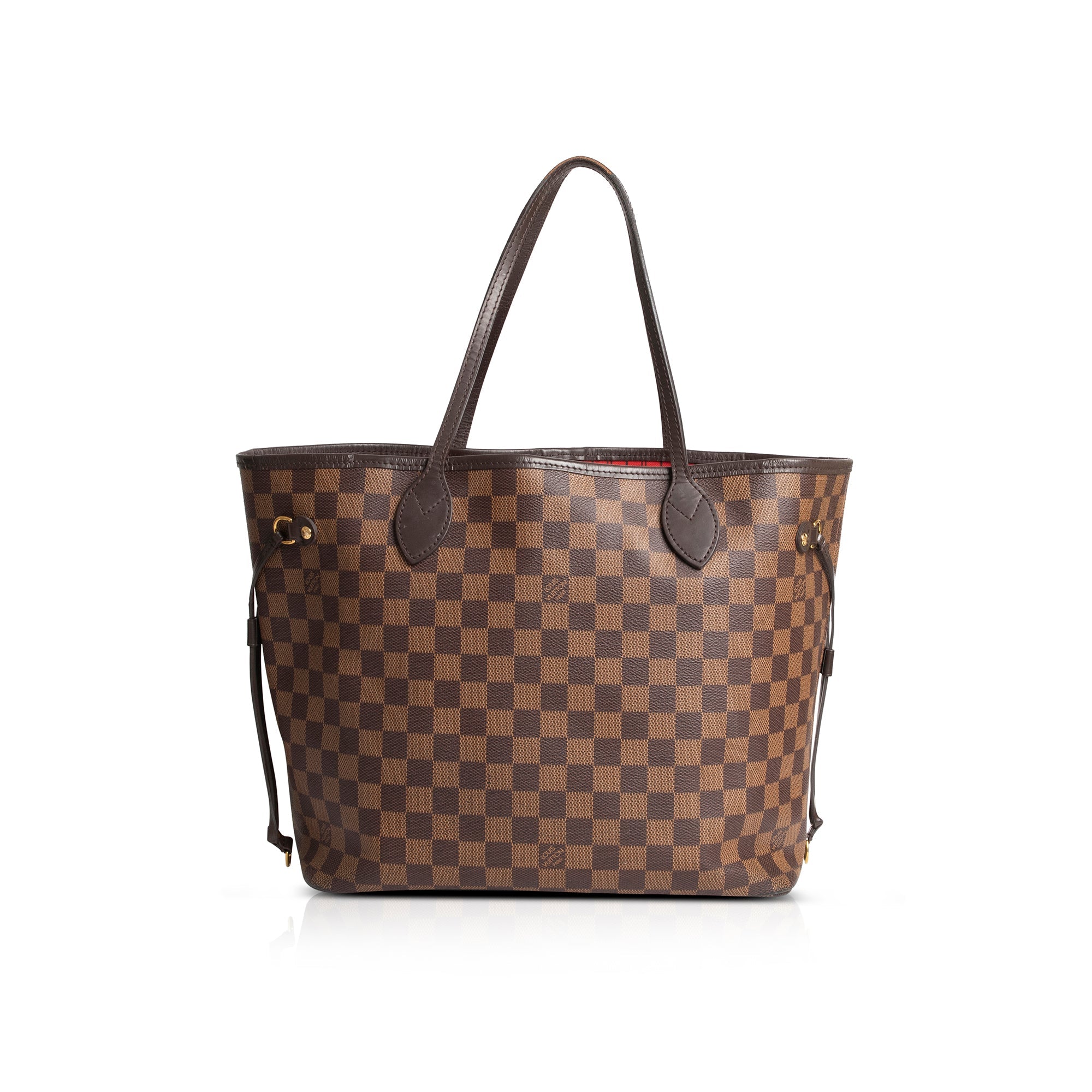 Louis Vuitton Damier Ebene Neverfull MM w/ Pouch