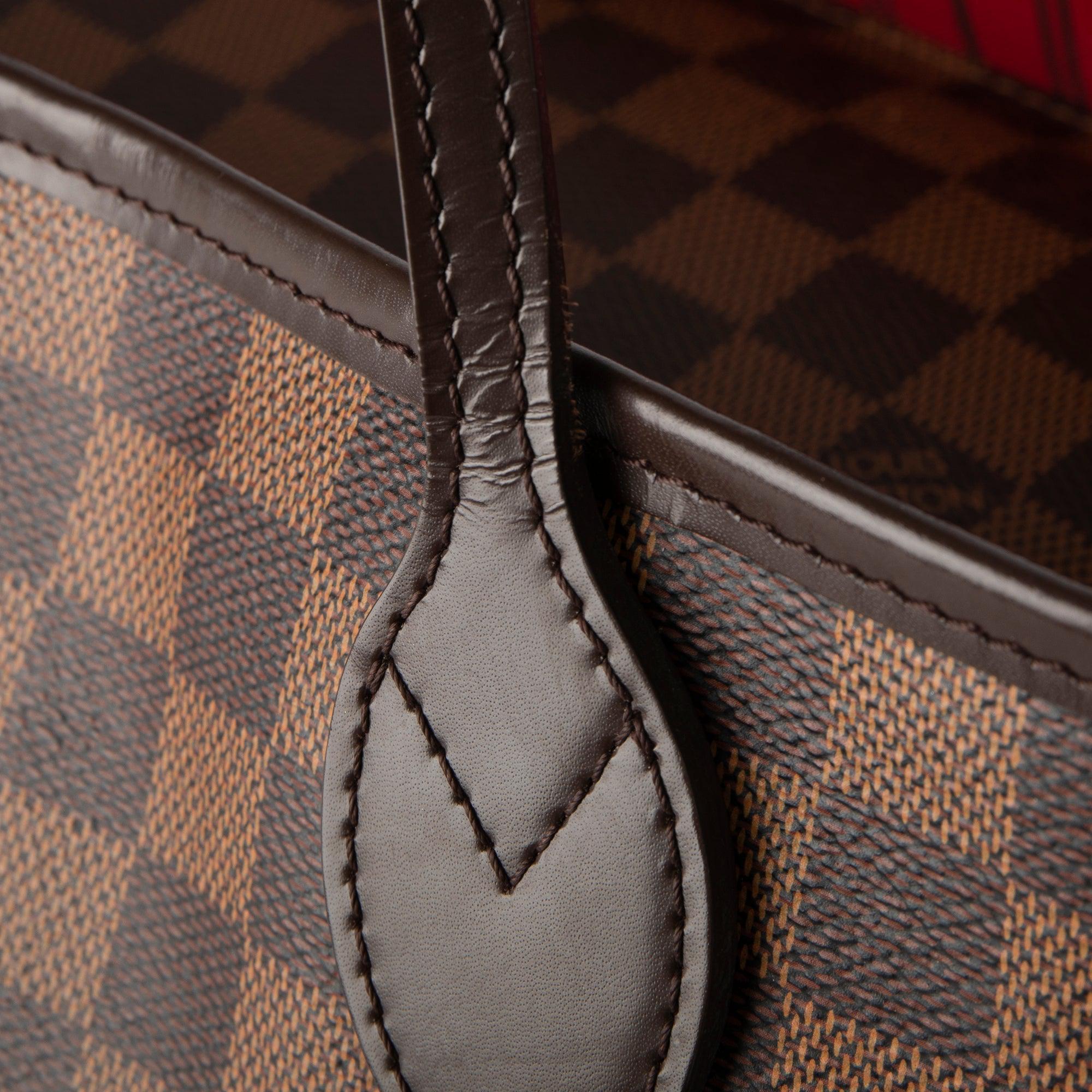 Louis Vuitton Damier Ebene Neverfull MM w/ Pouch