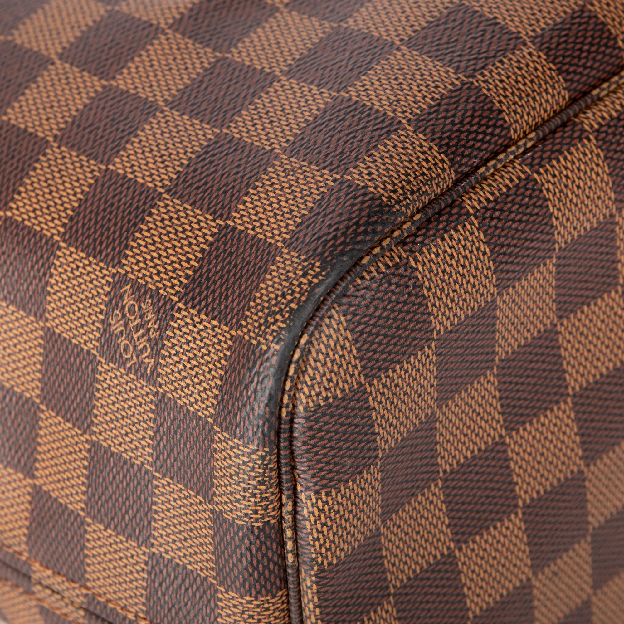 Louis Vuitton Damier Ebene Neverfull MM w/ Pouch