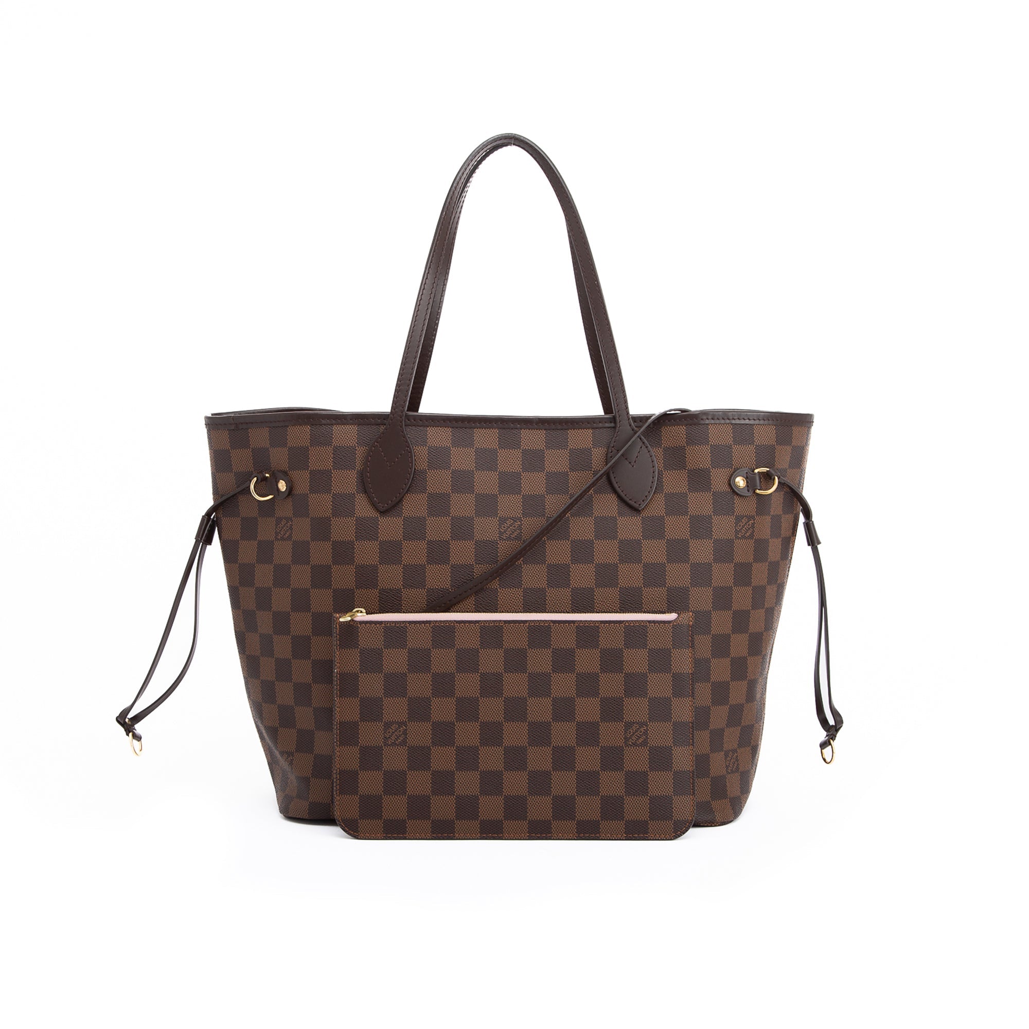 Louis Vuitton Damier Ebene Neverfull MM w/ Pouch