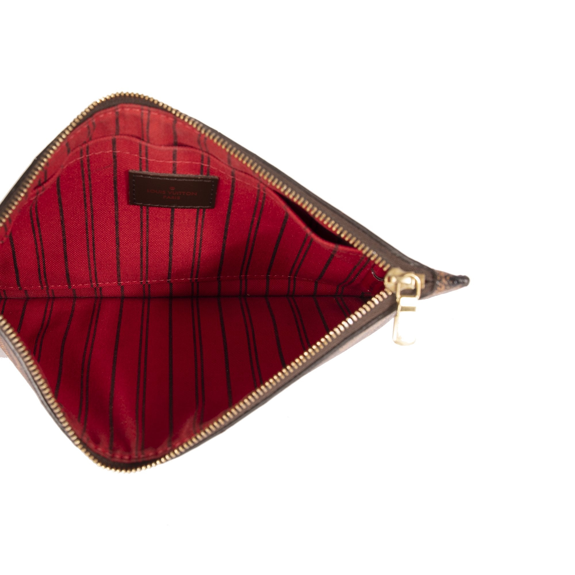 Louis Vuitton Damier Ebene Neverfull Pochette