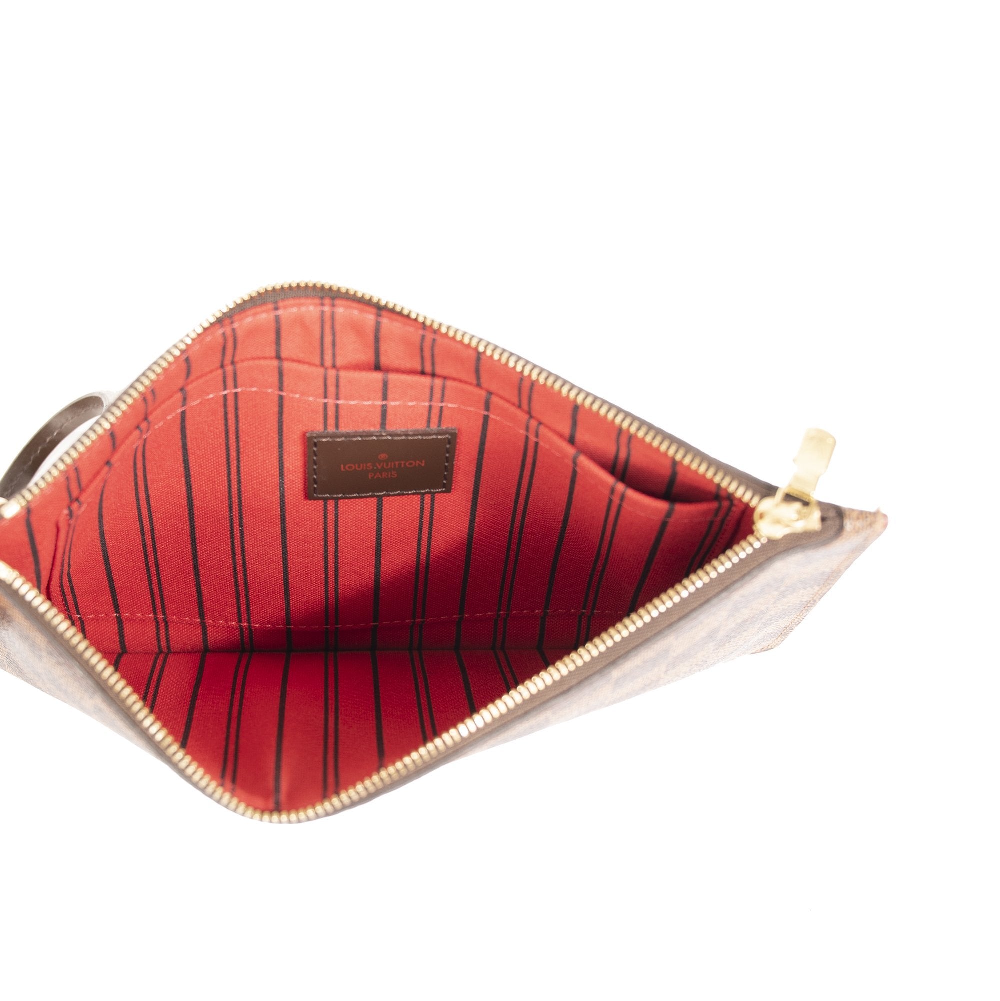 Louis Vuitton Damier Ebene Neverfull Pochette