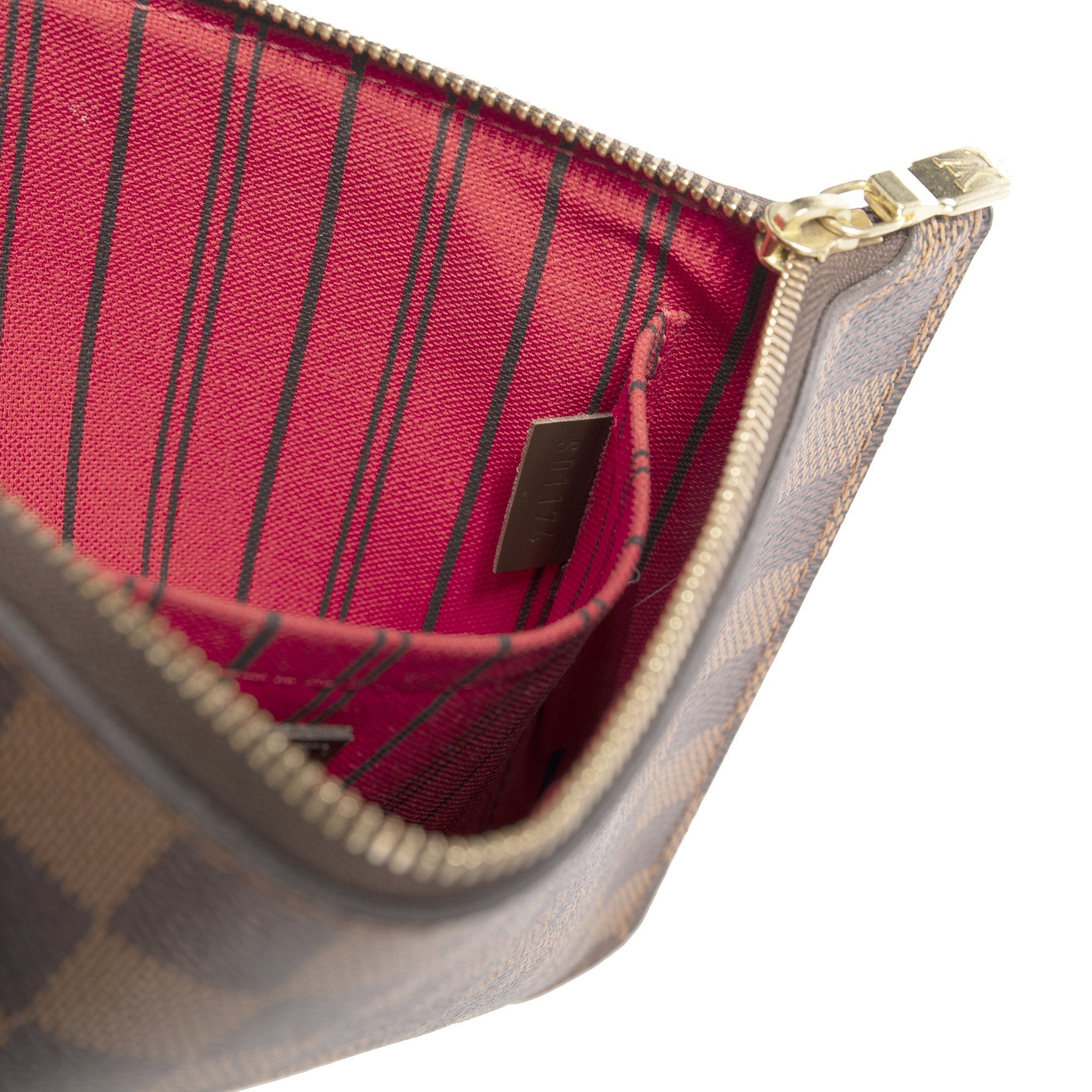 Louis Vuitton Damier Ebene Neverfull Pochette