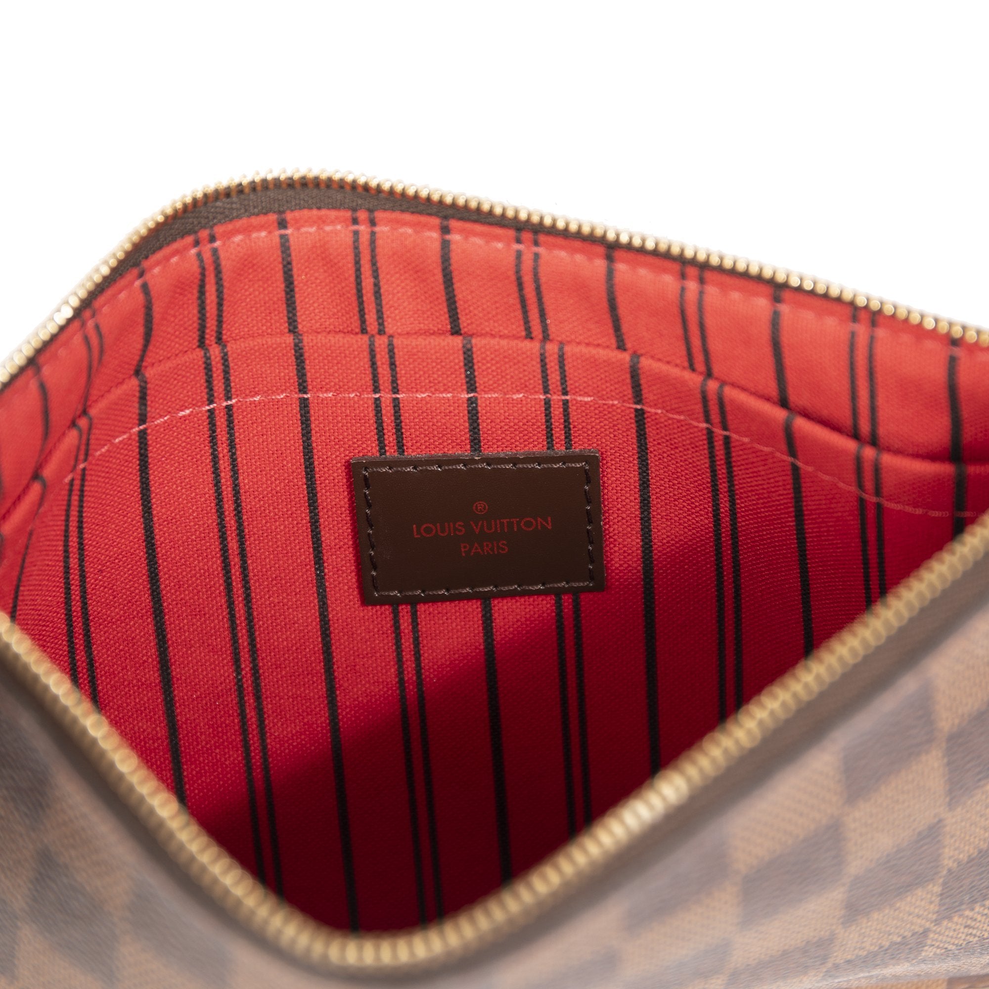 Louis Vuitton Damier Ebene Neverfull Pochette