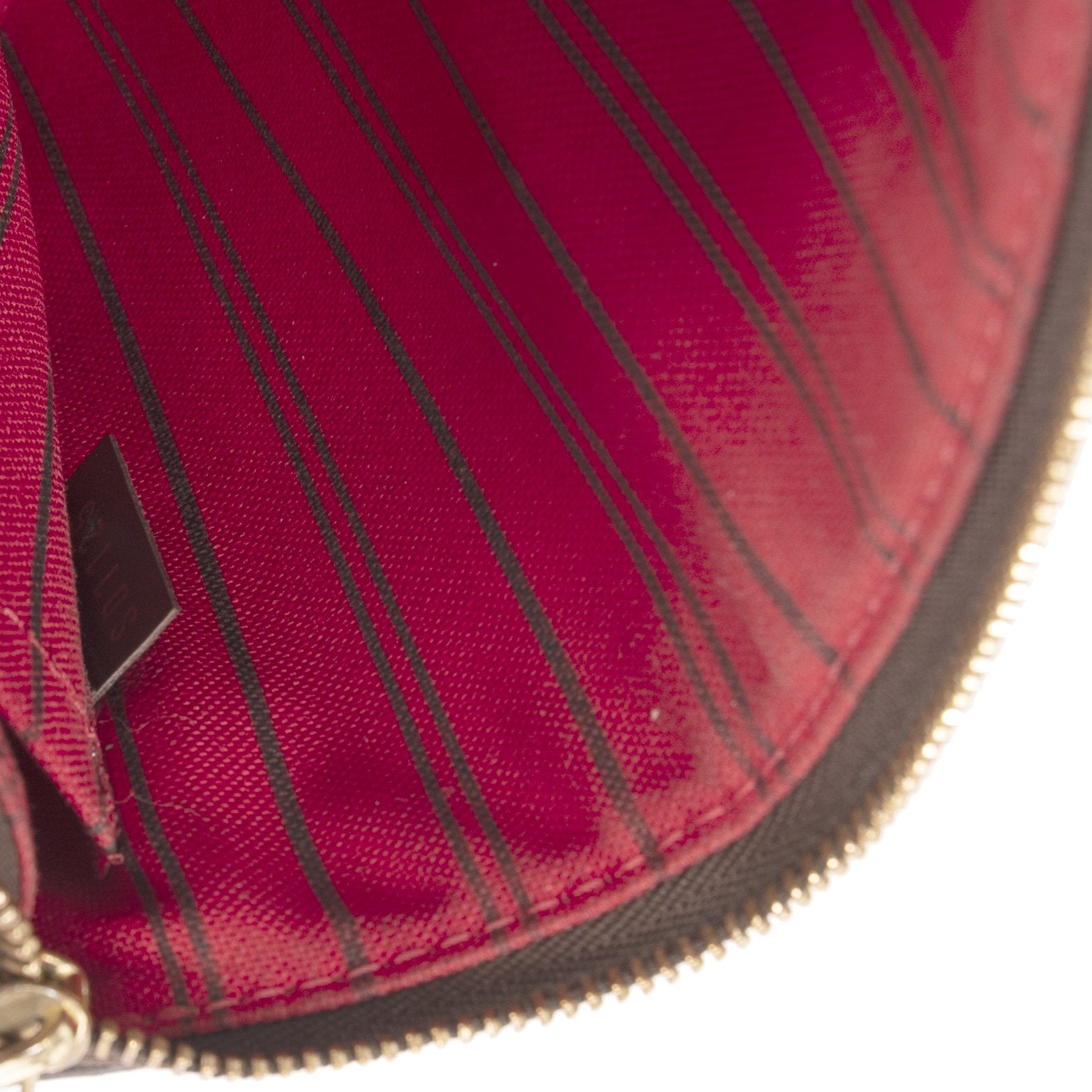 Louis Vuitton Damier Ebene Neverfull Pochette