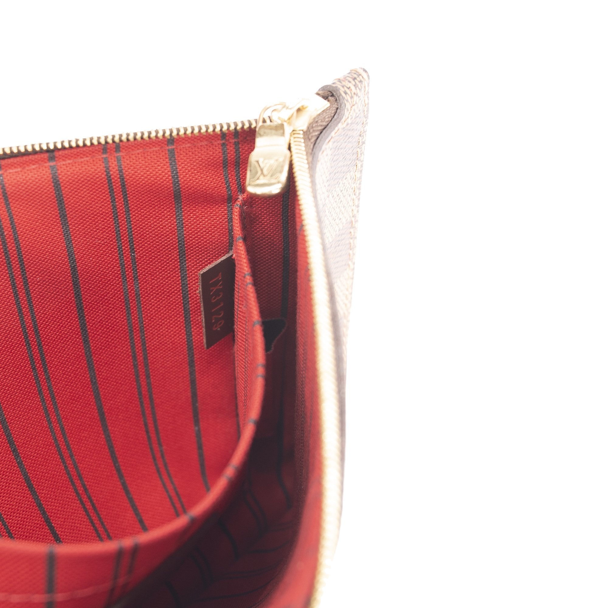 Louis Vuitton Damier Ebene Neverfull Pochette