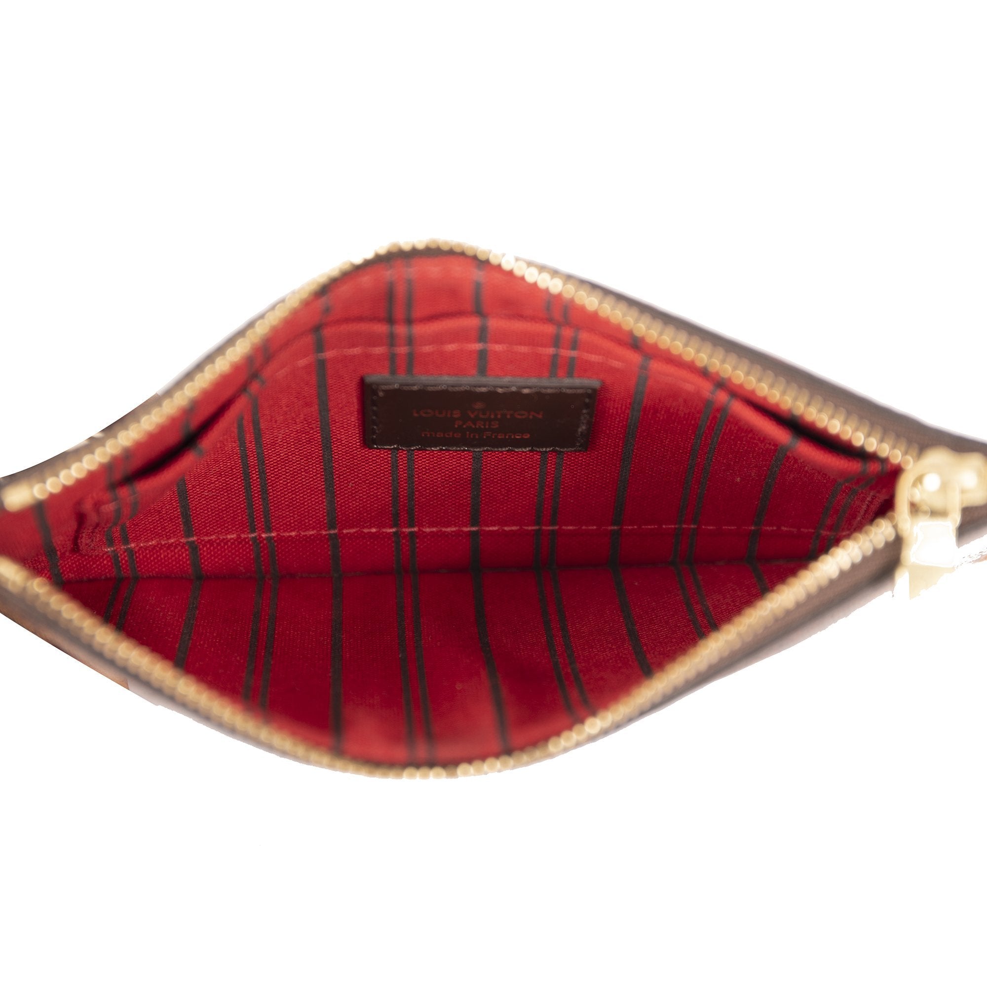 Louis Vuitton Damier Ebene Neverfull Pochette PM