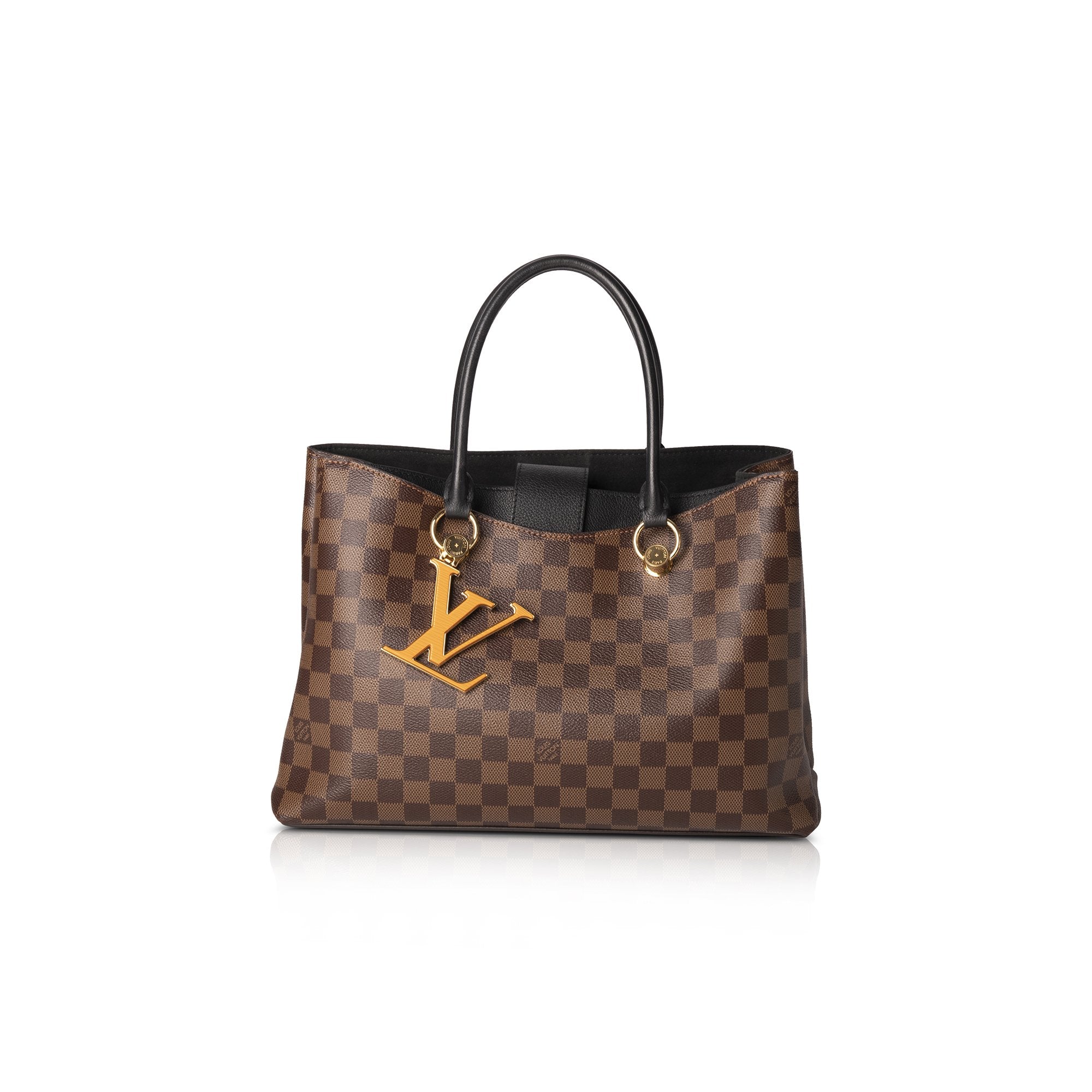 Louis Vuitton Damier Ebene Riverside Tote w/ Box