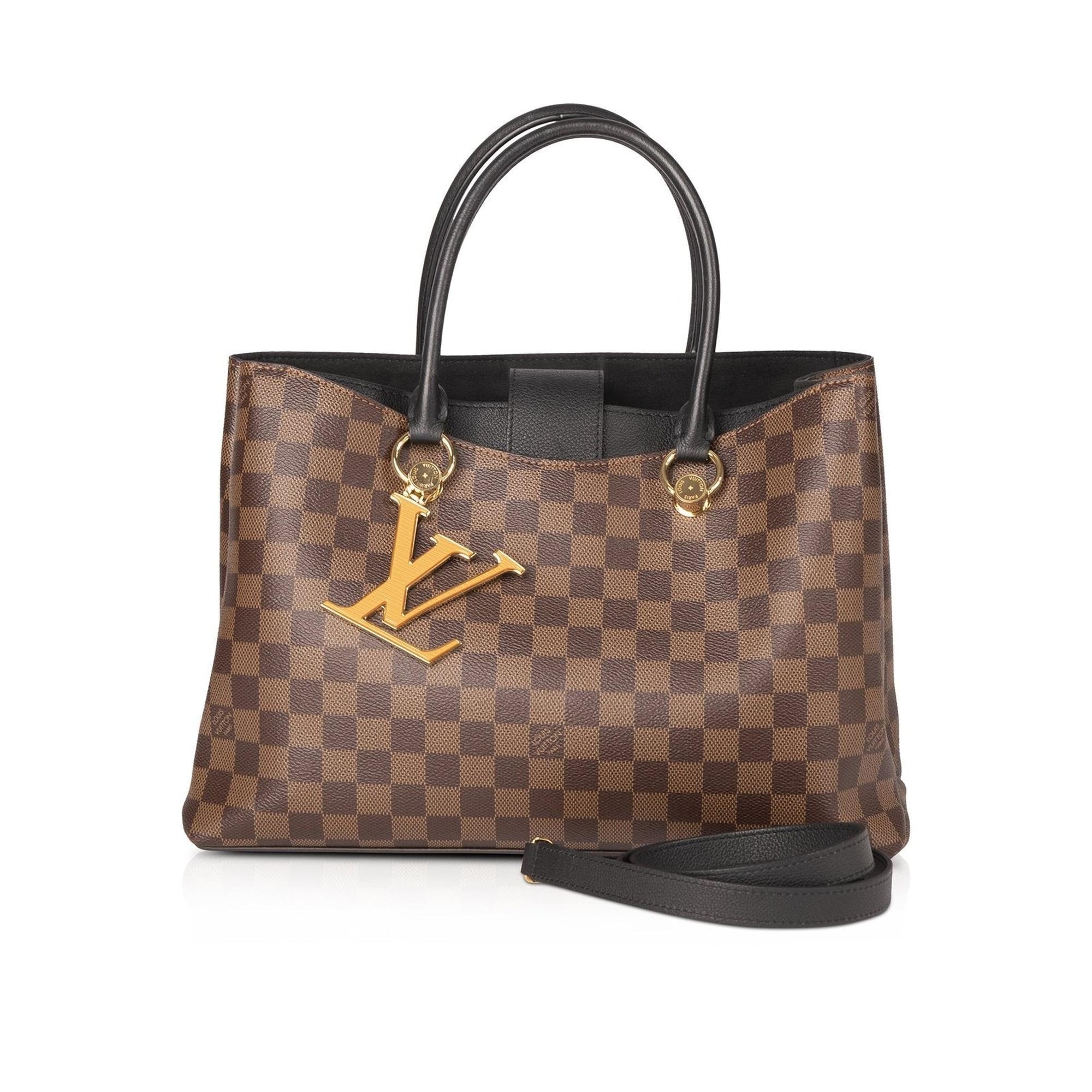 Louis Vuitton Damier Ebene Riverside Tote w/ Box