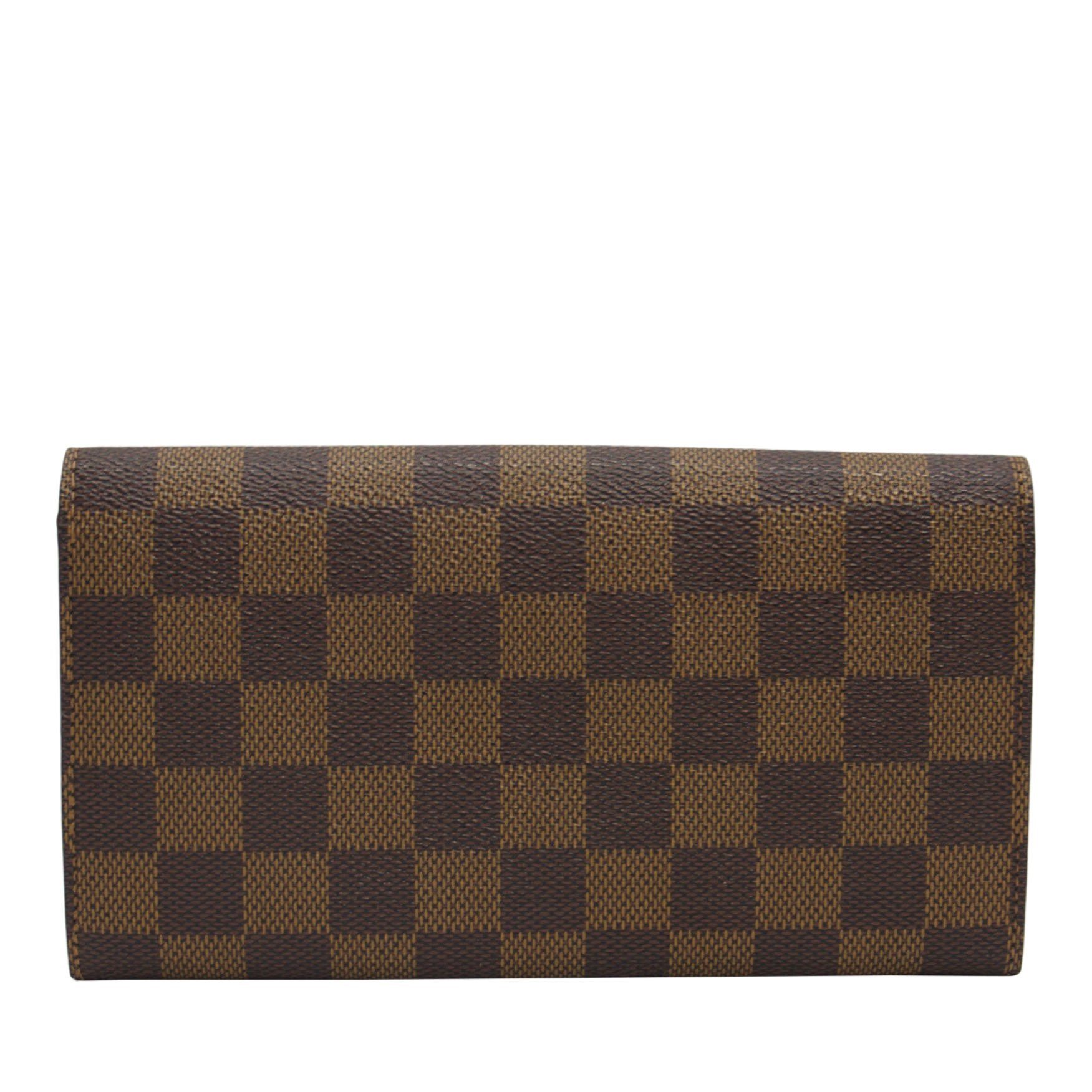 Louis Vuitton Damier Ebene Sarah Wallet