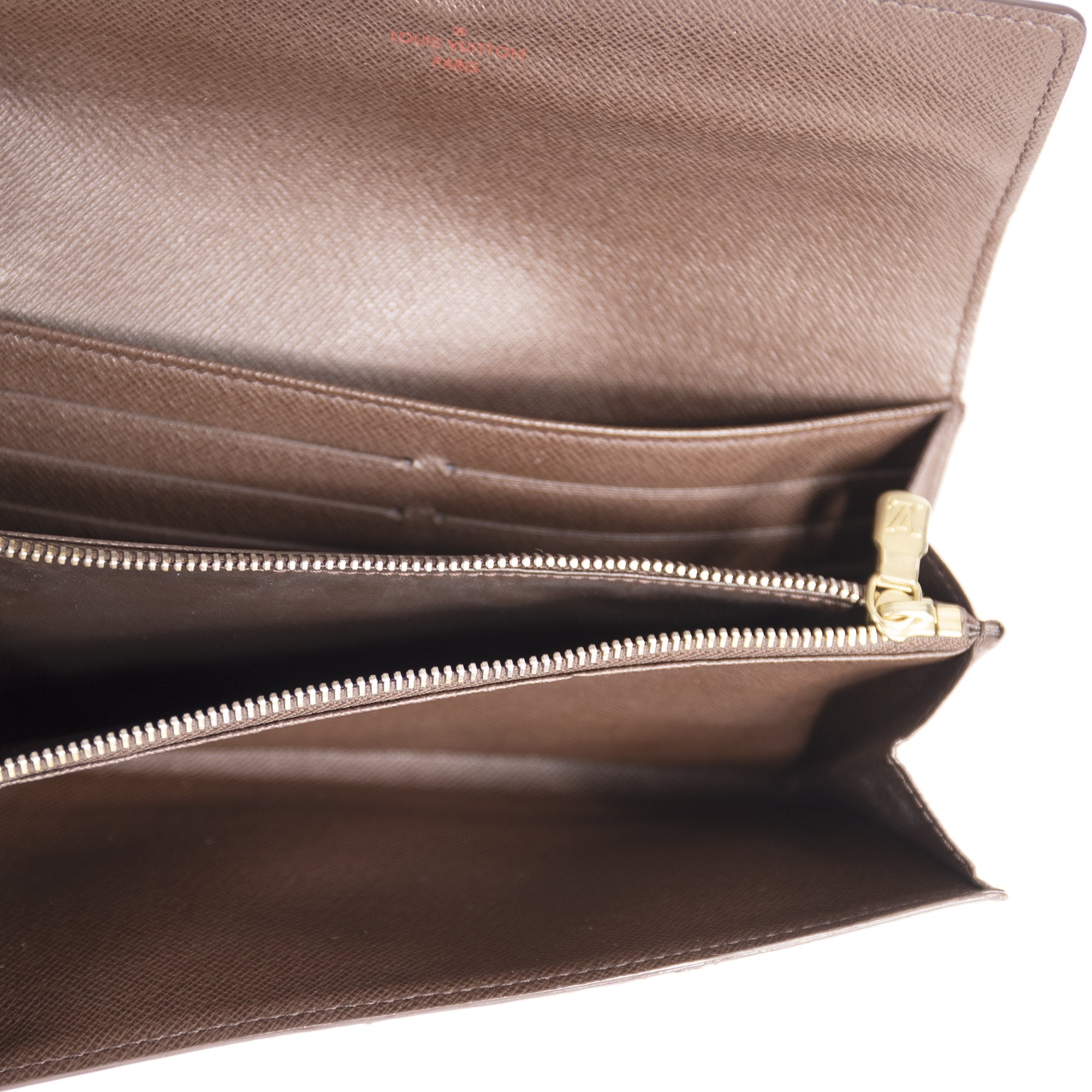 Louis Vuitton Damier Ebene Sarah Wallet w/ Box