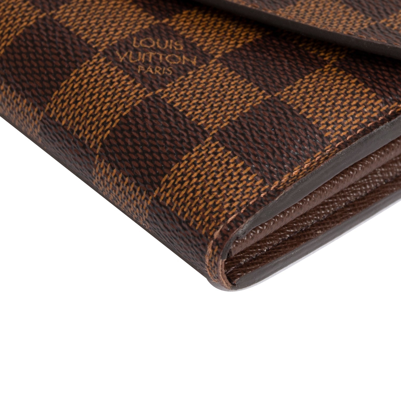 Louis Vuitton Damier Ebene Sarah Wallet w/ Box – OLIVER'S