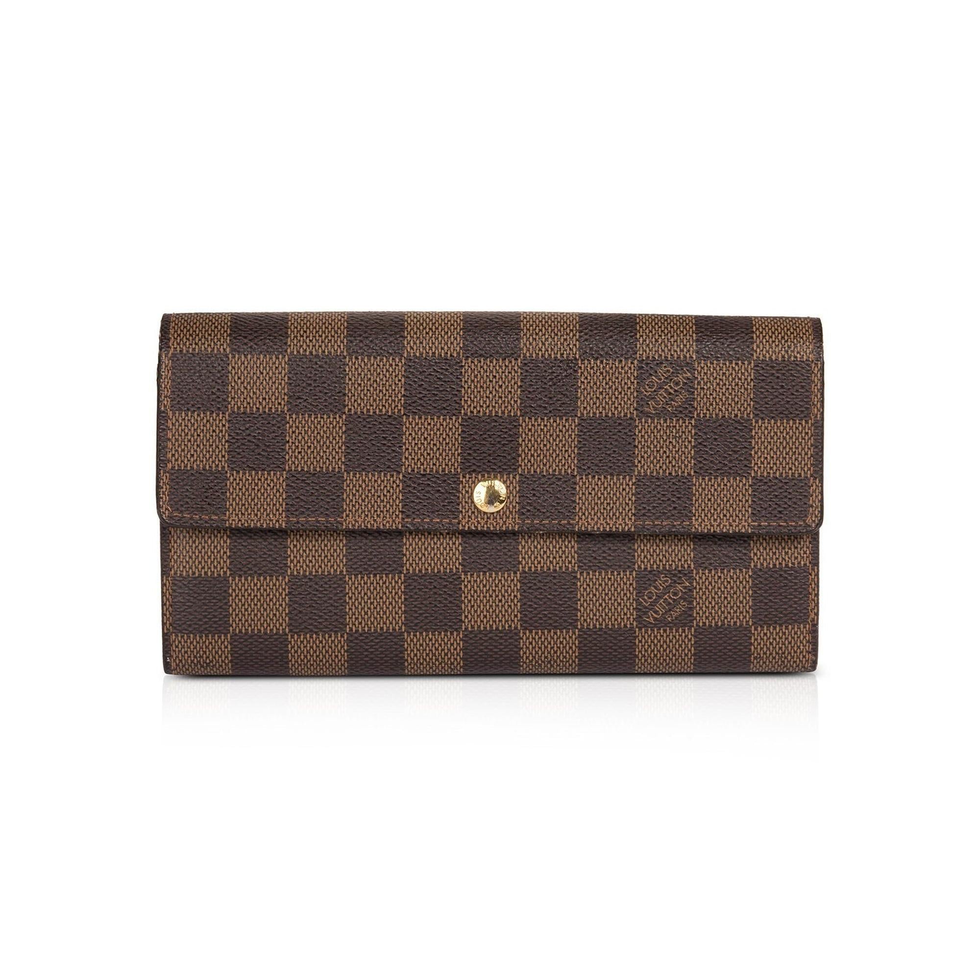 Louis Vuitton Damier Ebene Sarah Wallet