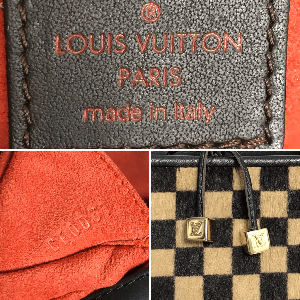 Louis Vuitton Damier Ebene Sauvage Pony Hair Impala Handbag