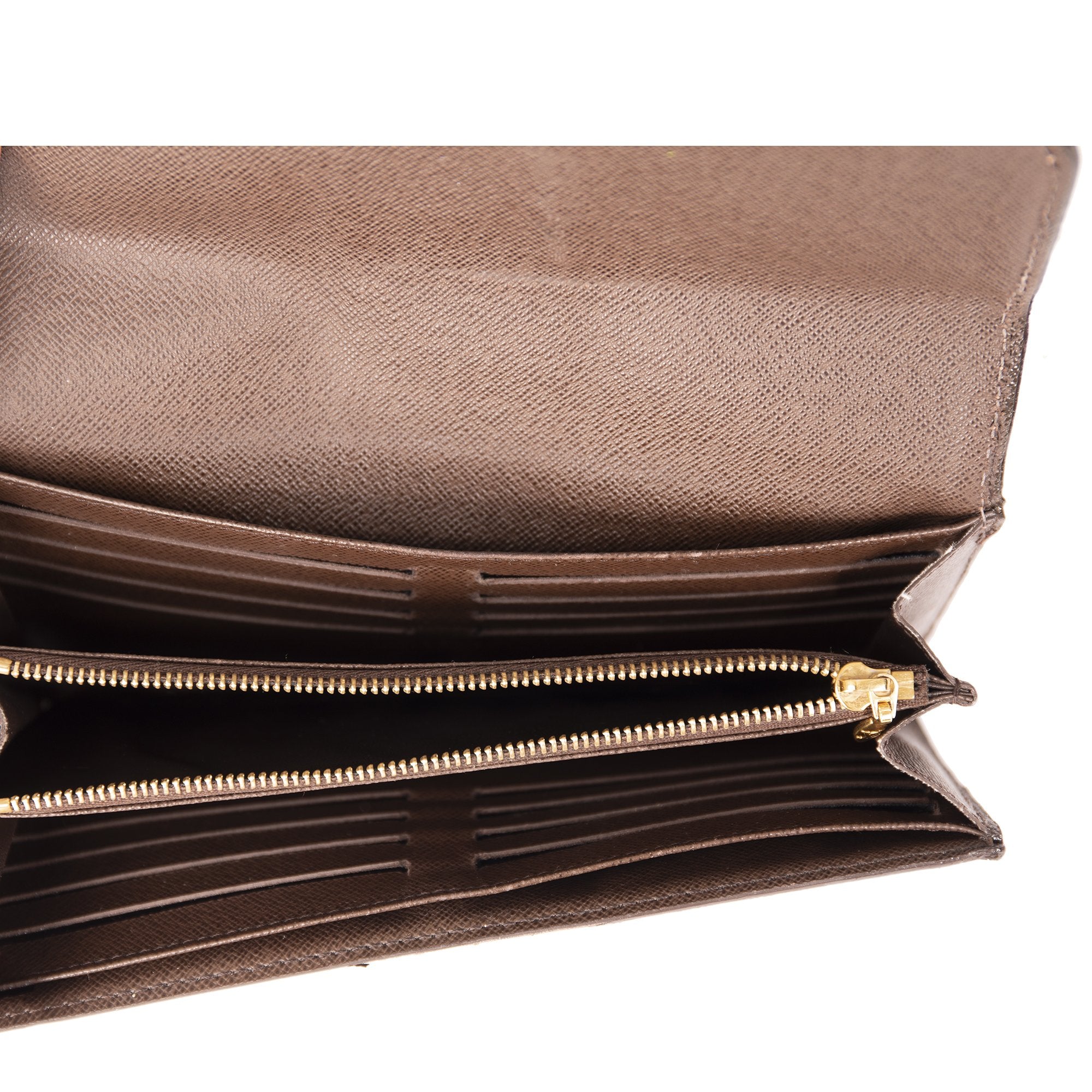 Louis Vuitton Damier Ebene Sistina Wallet