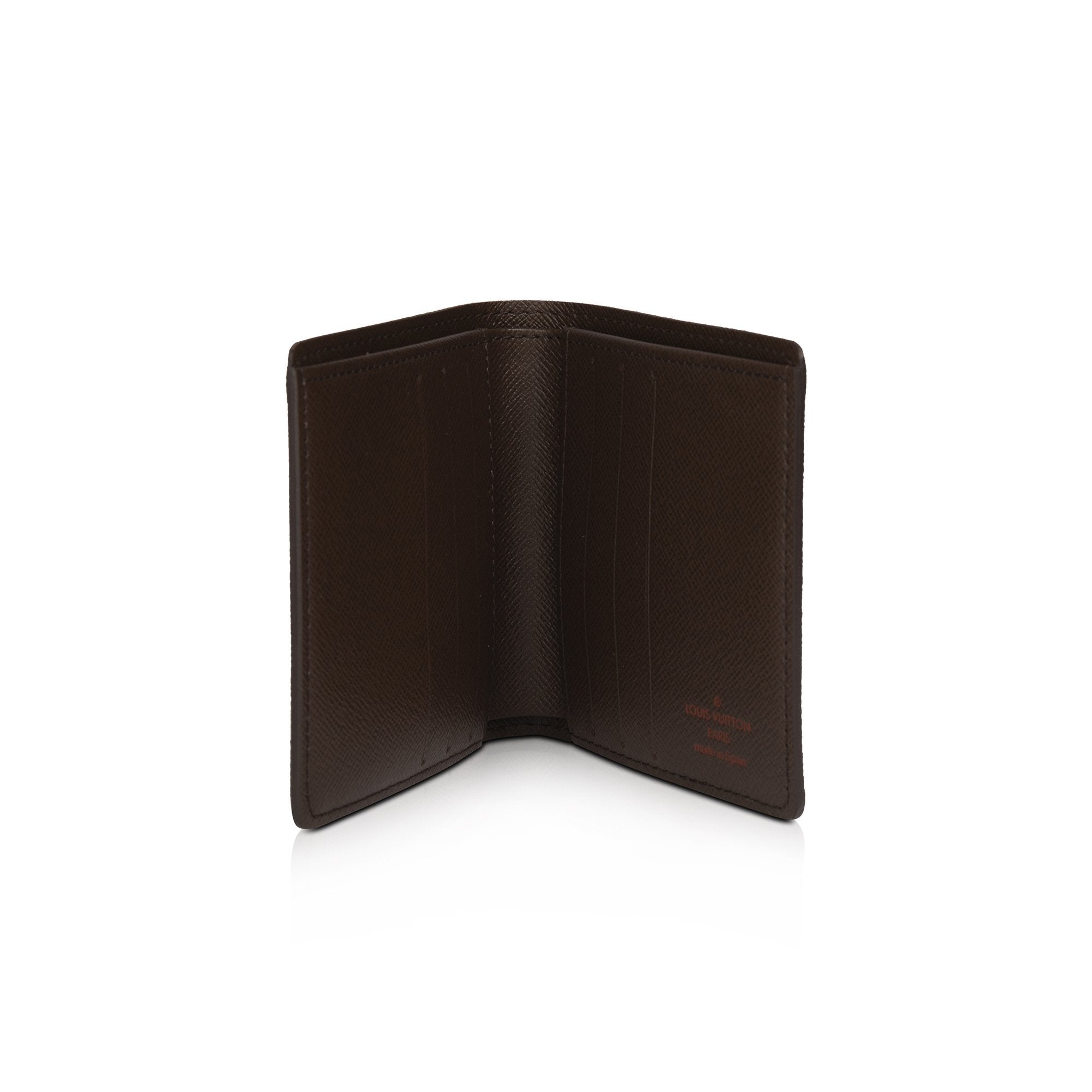 Louis Vuitton Damier Ebene Slender Wallet w/ Box