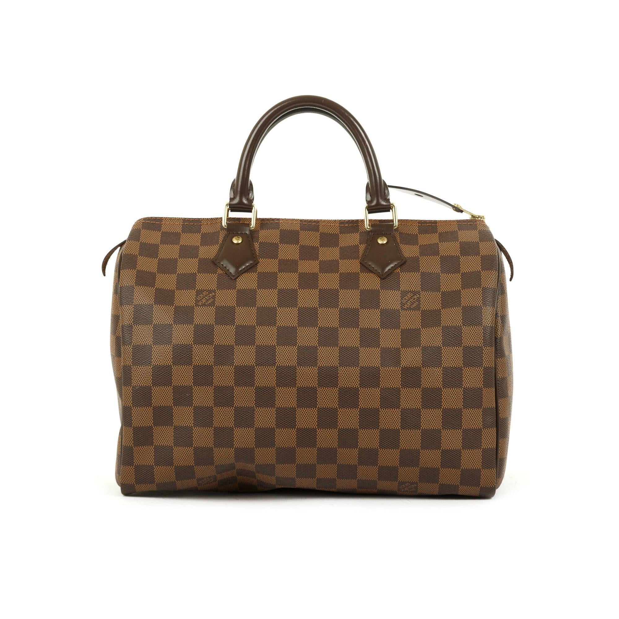 Louis Vuitton Damier Ebene Speedy 30 w/ Box & Receipt