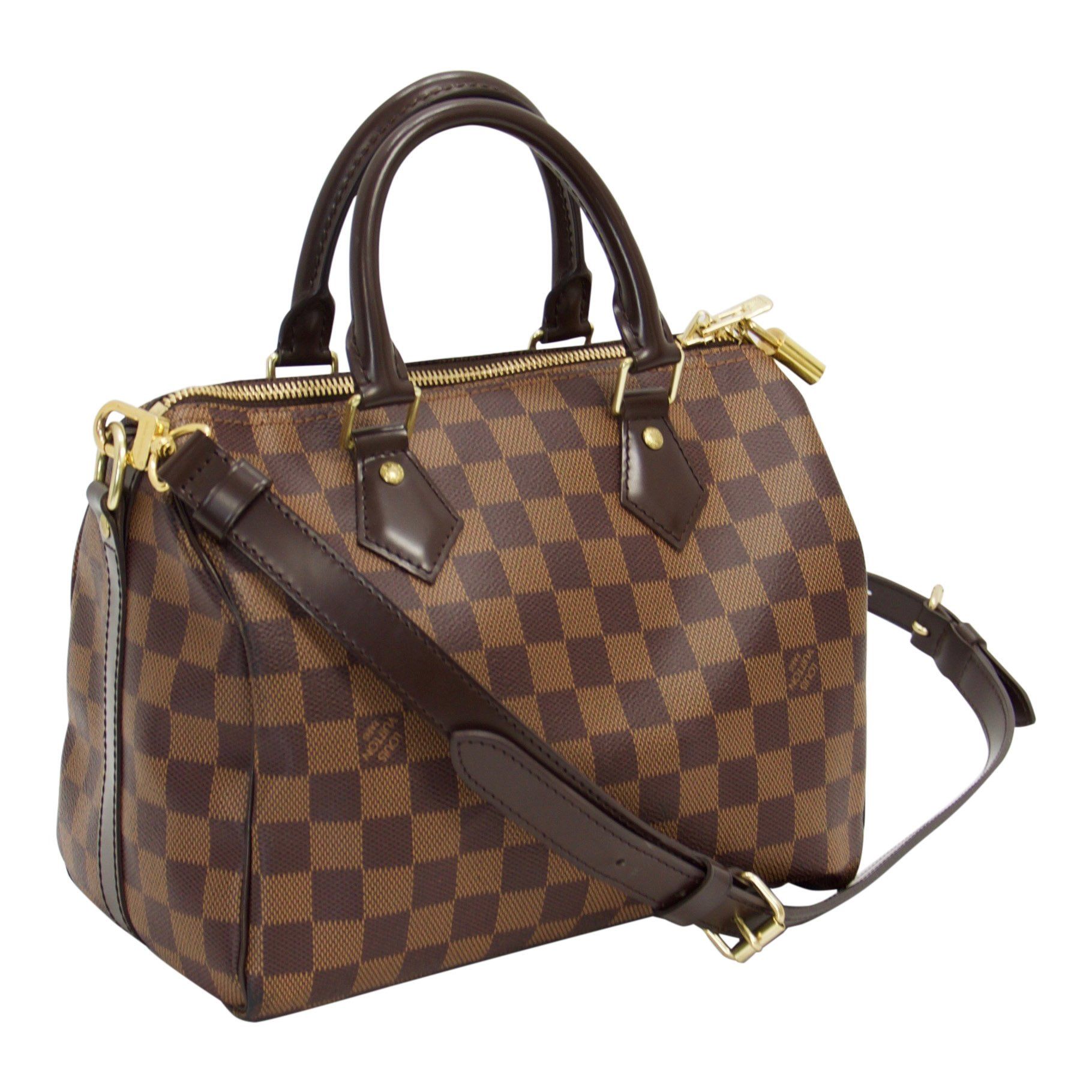 Louis Vuitton Damier Ebene Speedy Bandouliere 25