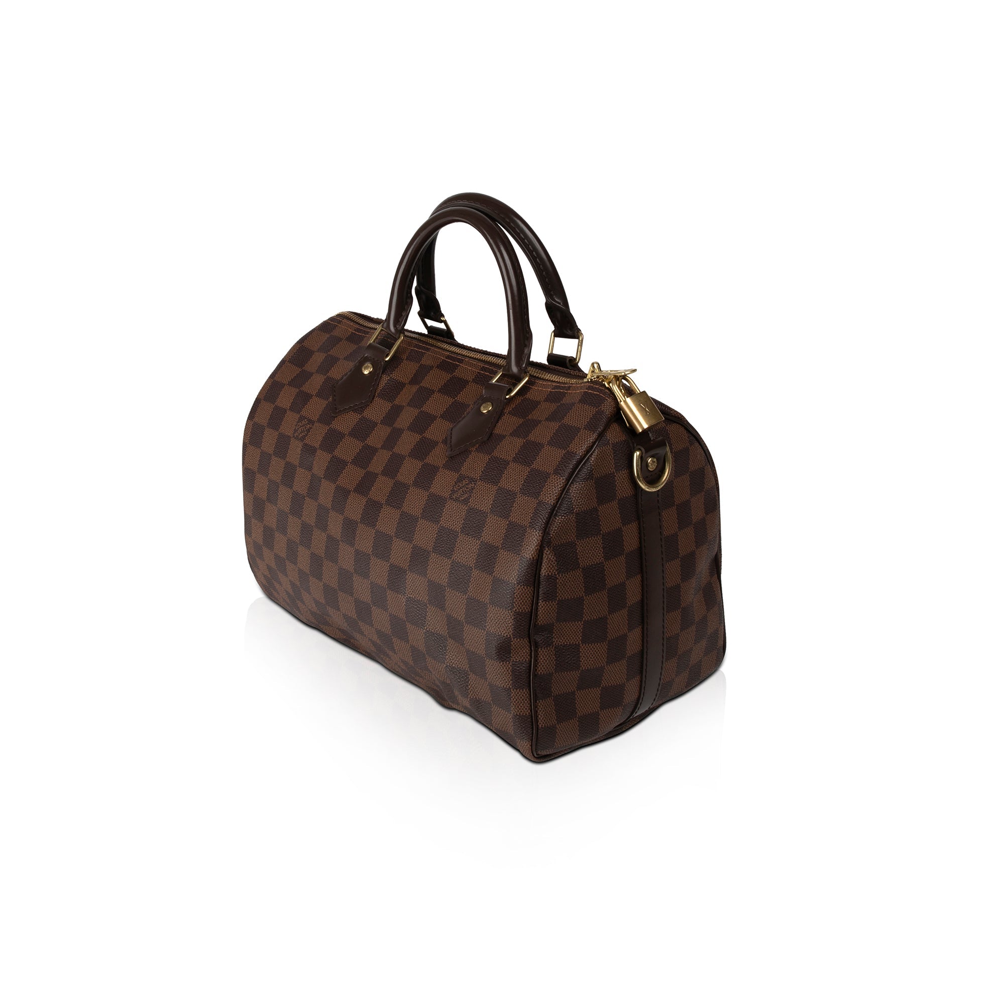 Louis Vuitton Damier Ebene Speedy Bandouliere 30 W/O Shoulder Strap