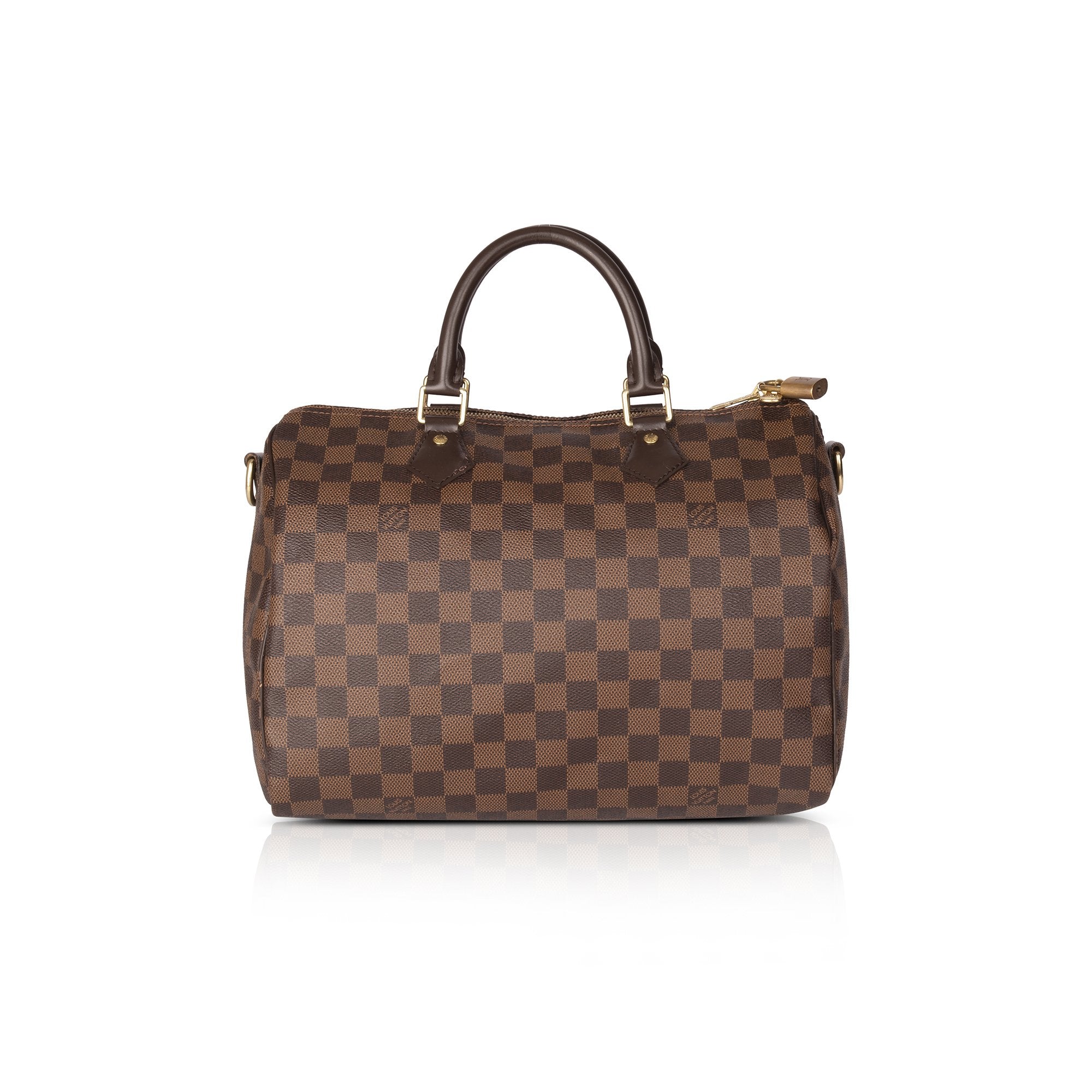 Louis Vuitton Damier Ebene Speedy Bandouliere 30 w/ Box