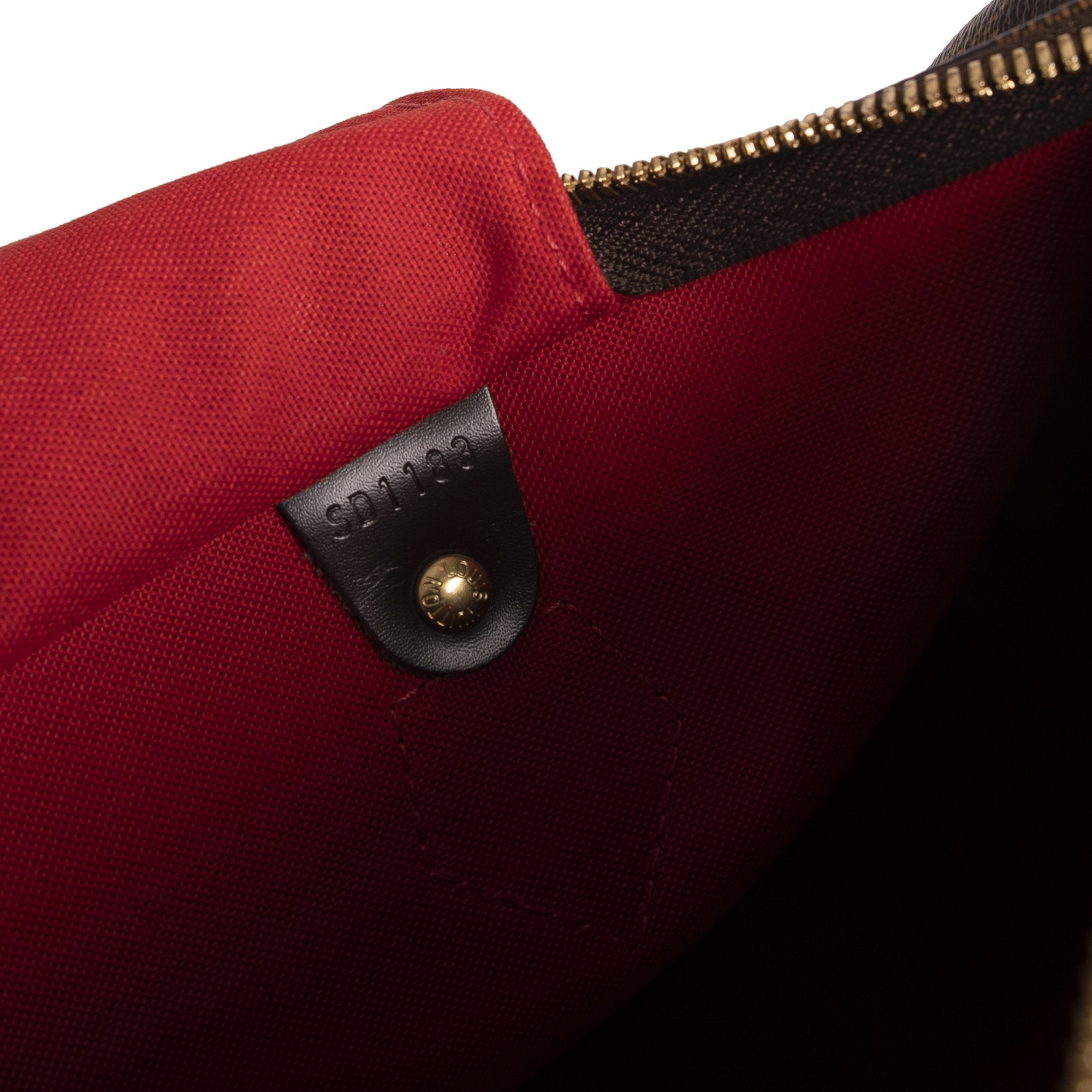 Louis Vuitton Damier Ebene Speedy Bandouliere 35