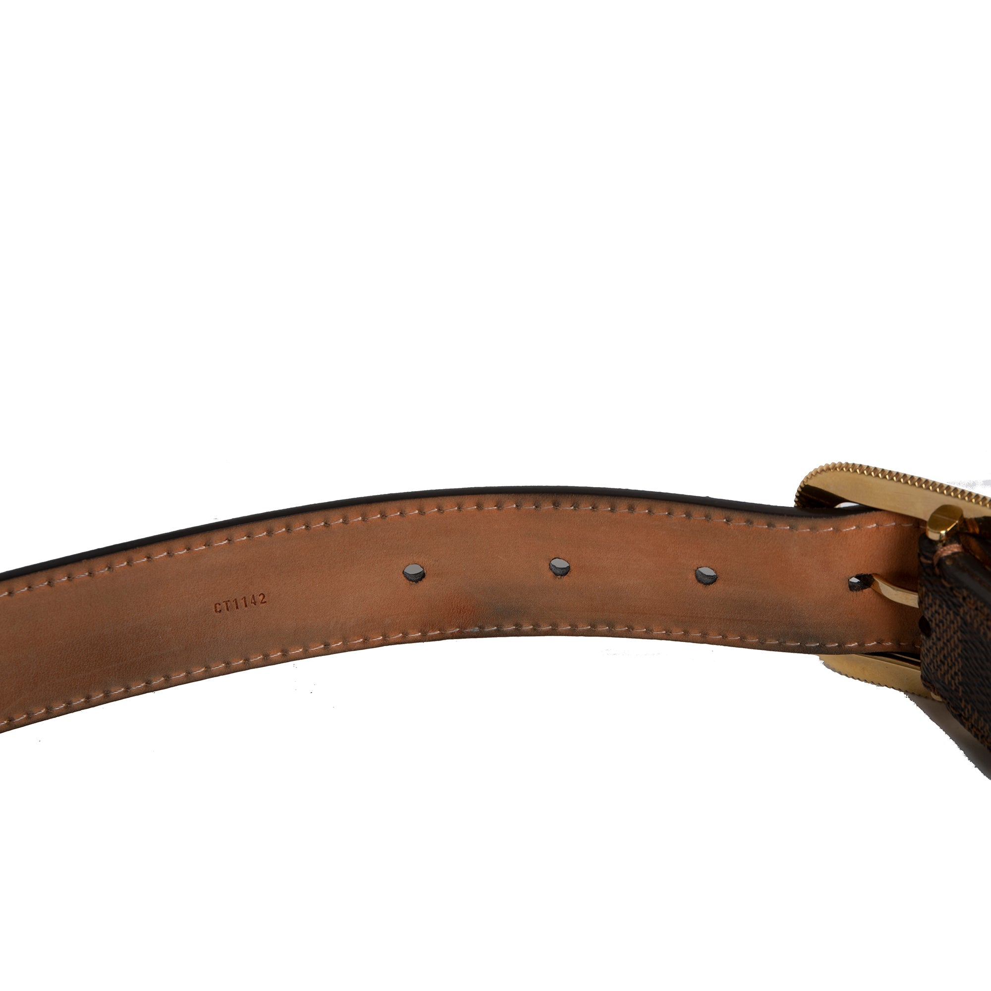 Louis Vuitton Damier Ebene Tresor 30 MM Belt