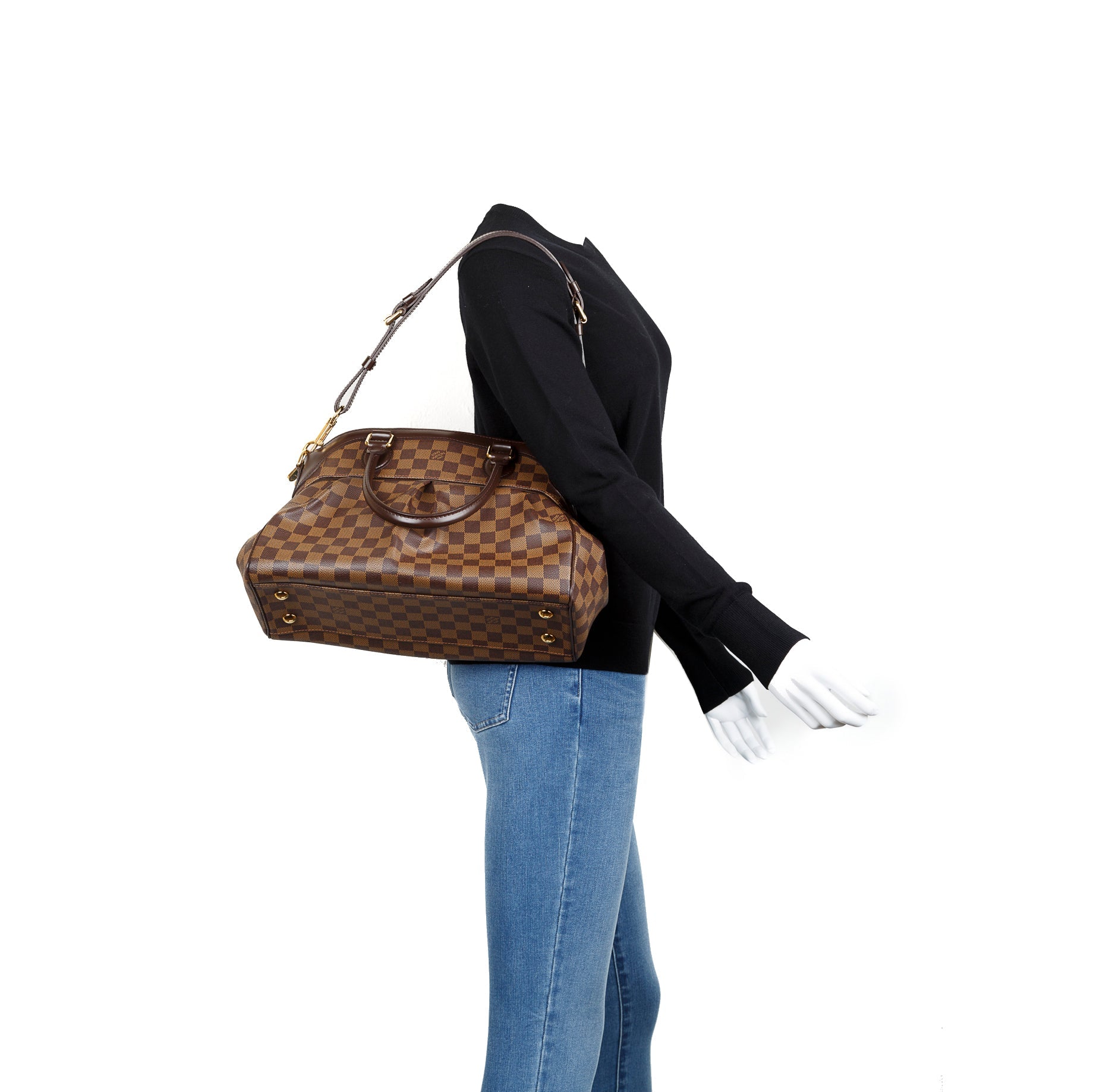 Louis Vuitton Damier Ebene Trevi PM w/ Strap
