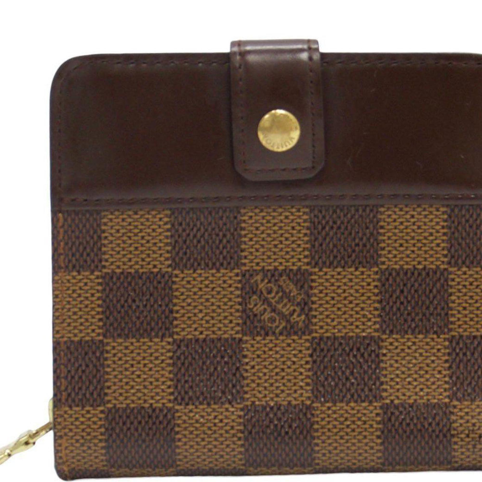 Louis Vuitton Damier Ebene Zippe Compact Wallet