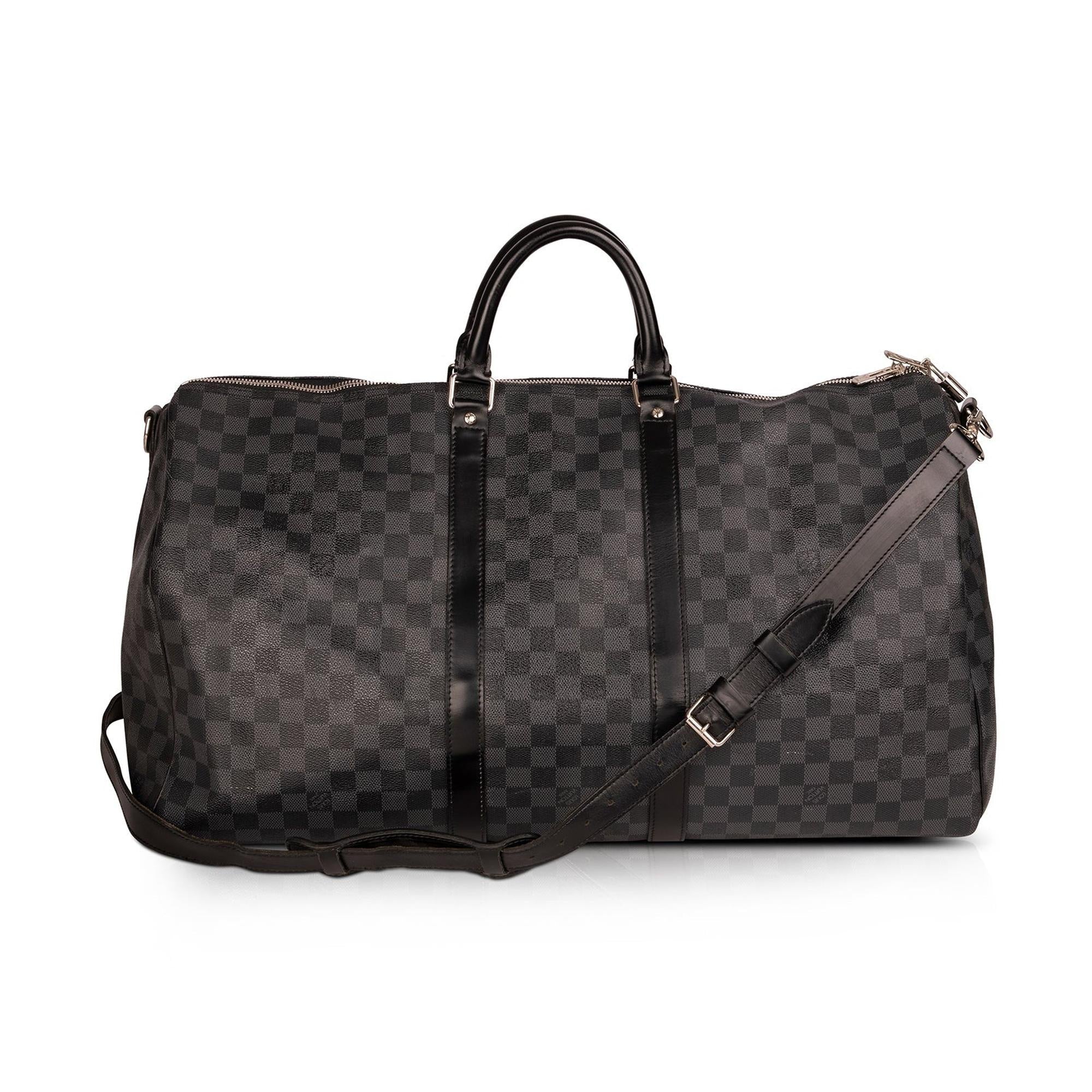 Louis Vuitton Damier Graphite Keepall Bandouliere 55