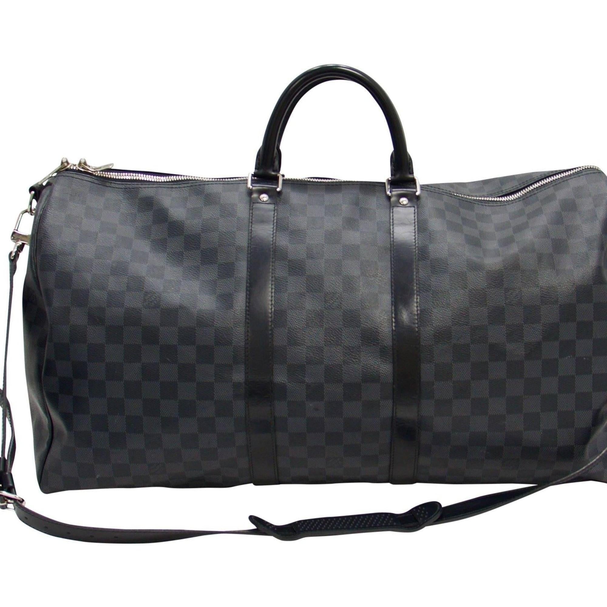 Louis Vuitton Damier Graphite Keepall Bandouliere 55