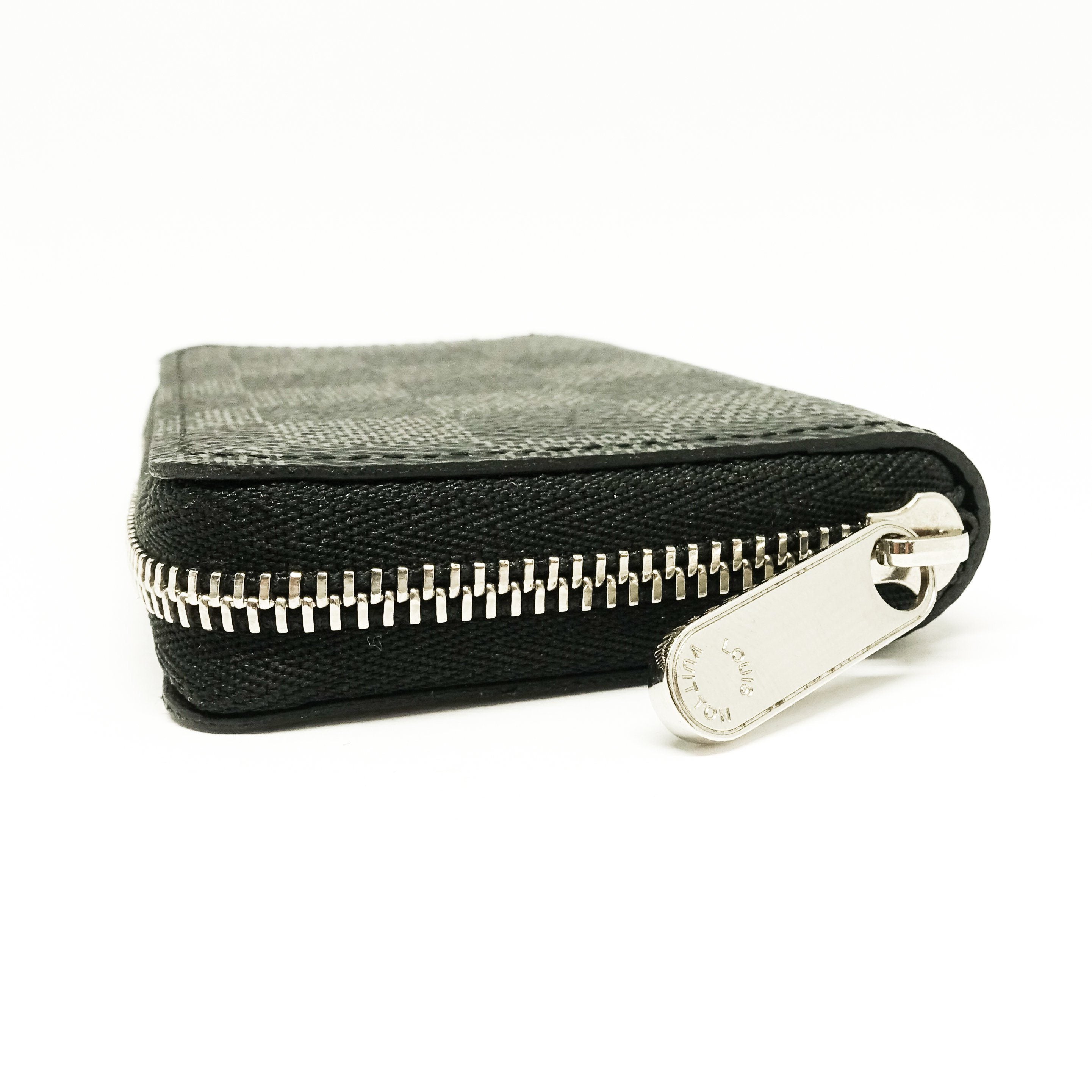 Louis Vuitton Damier Graphite Zippy Coin Purse Vertical