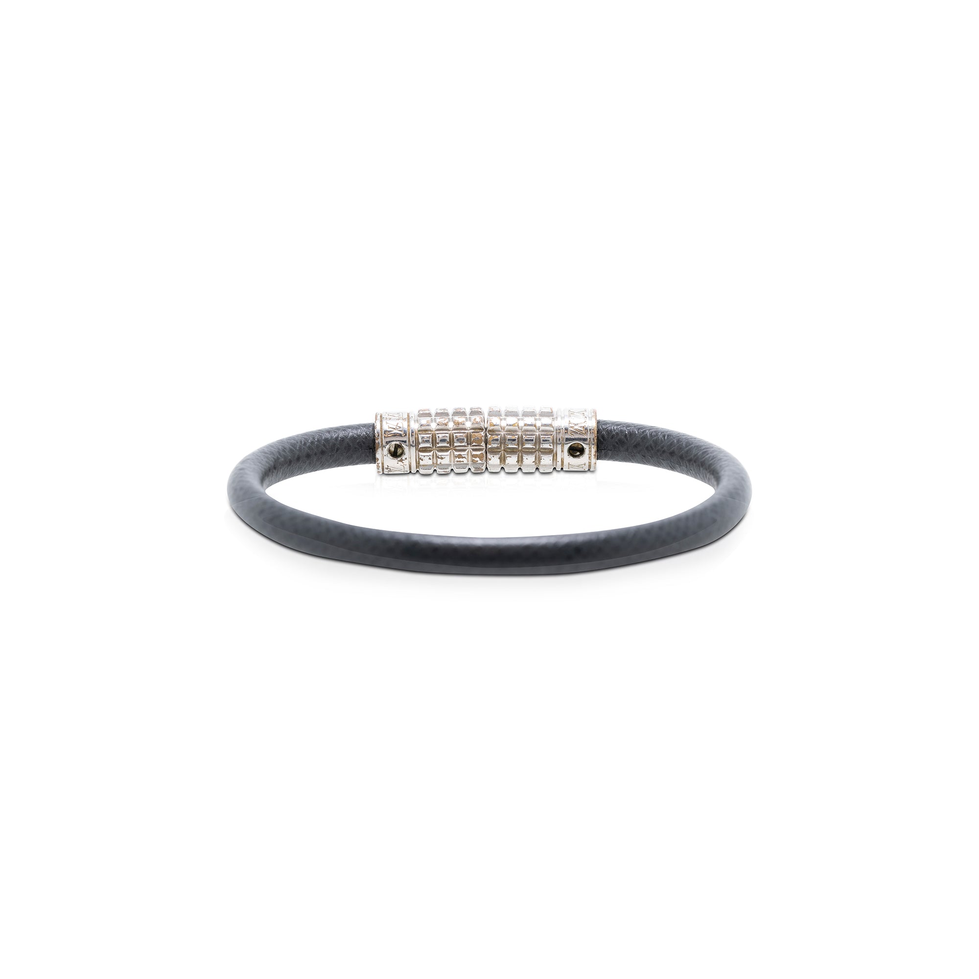 Louis Vuitton Digit Taiga Leather Bracelet