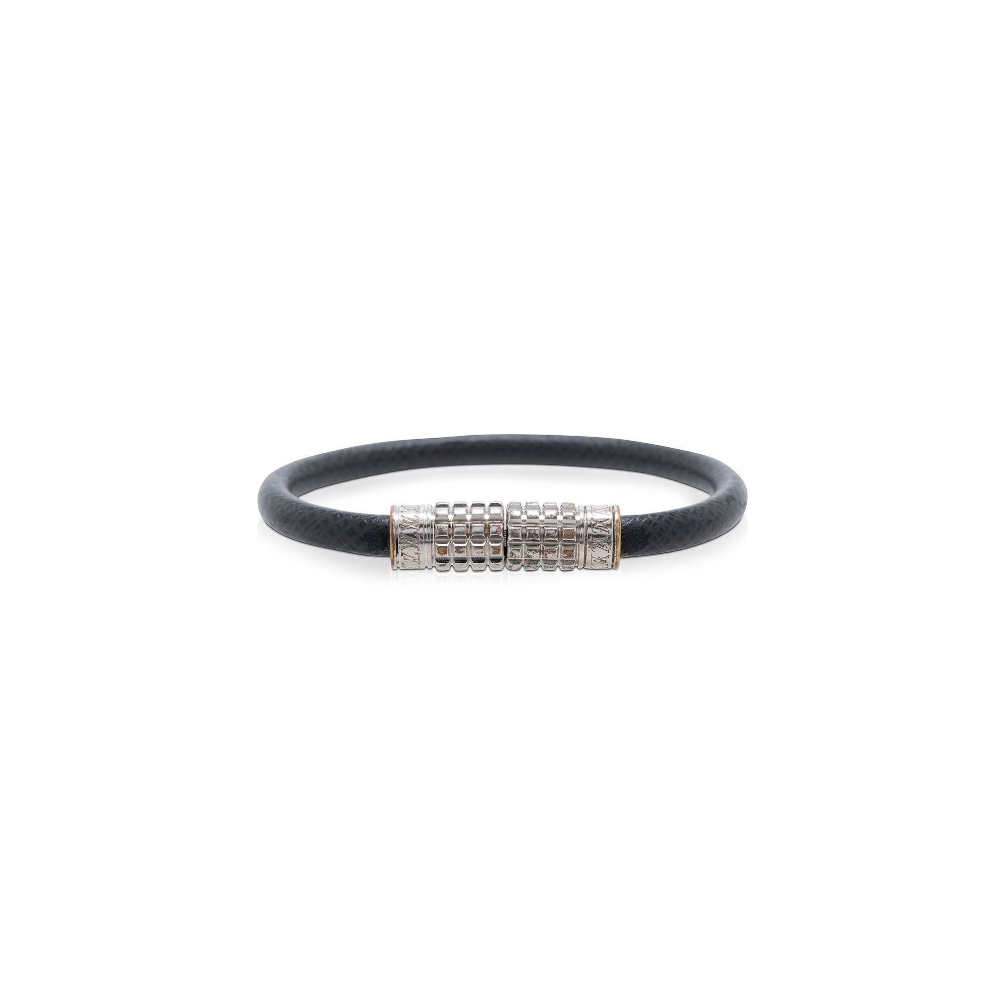 Louis Vuitton Digit Taiga Leather Bracelet