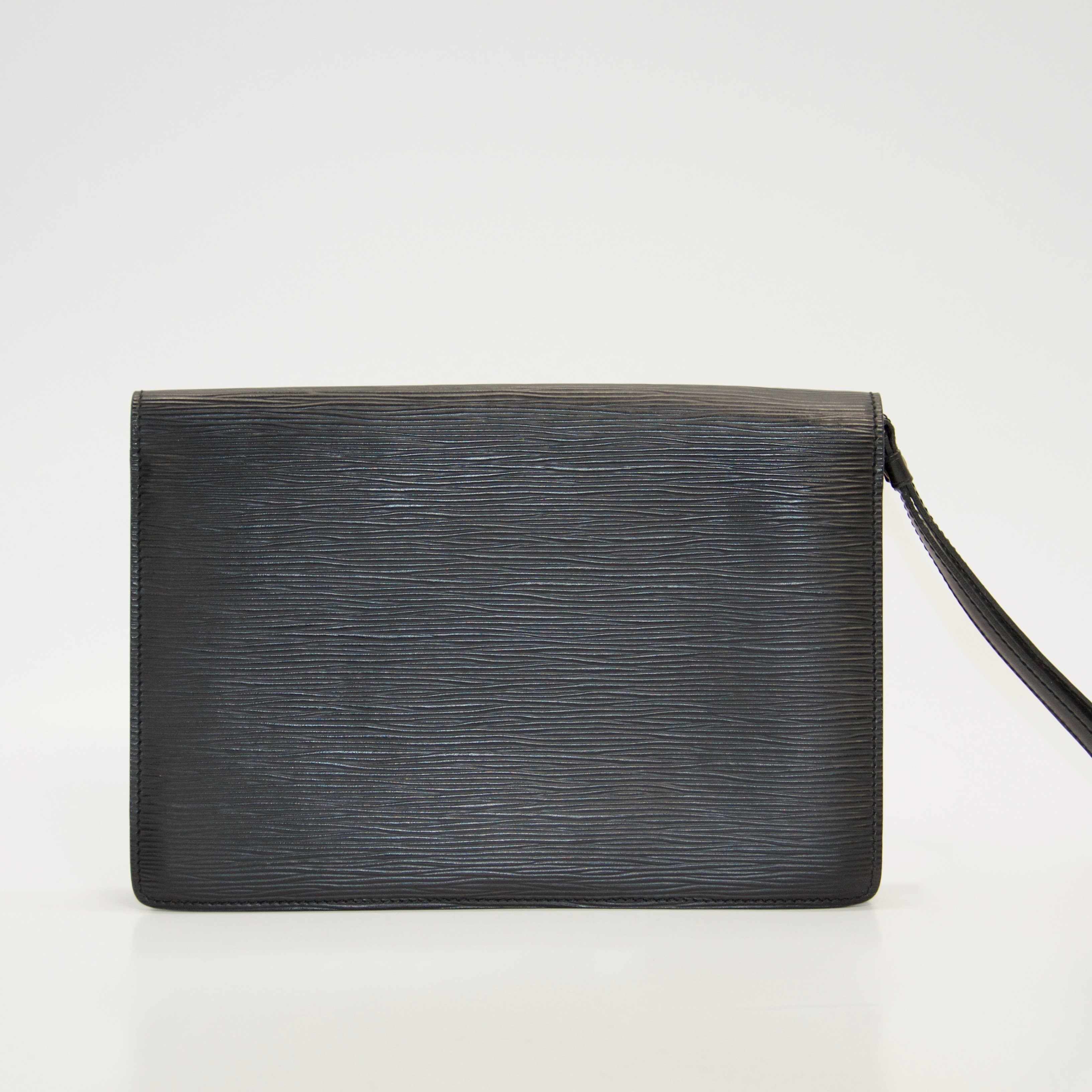 Louis Vuitton Epi Leather Dragonne Wristlet Clutch