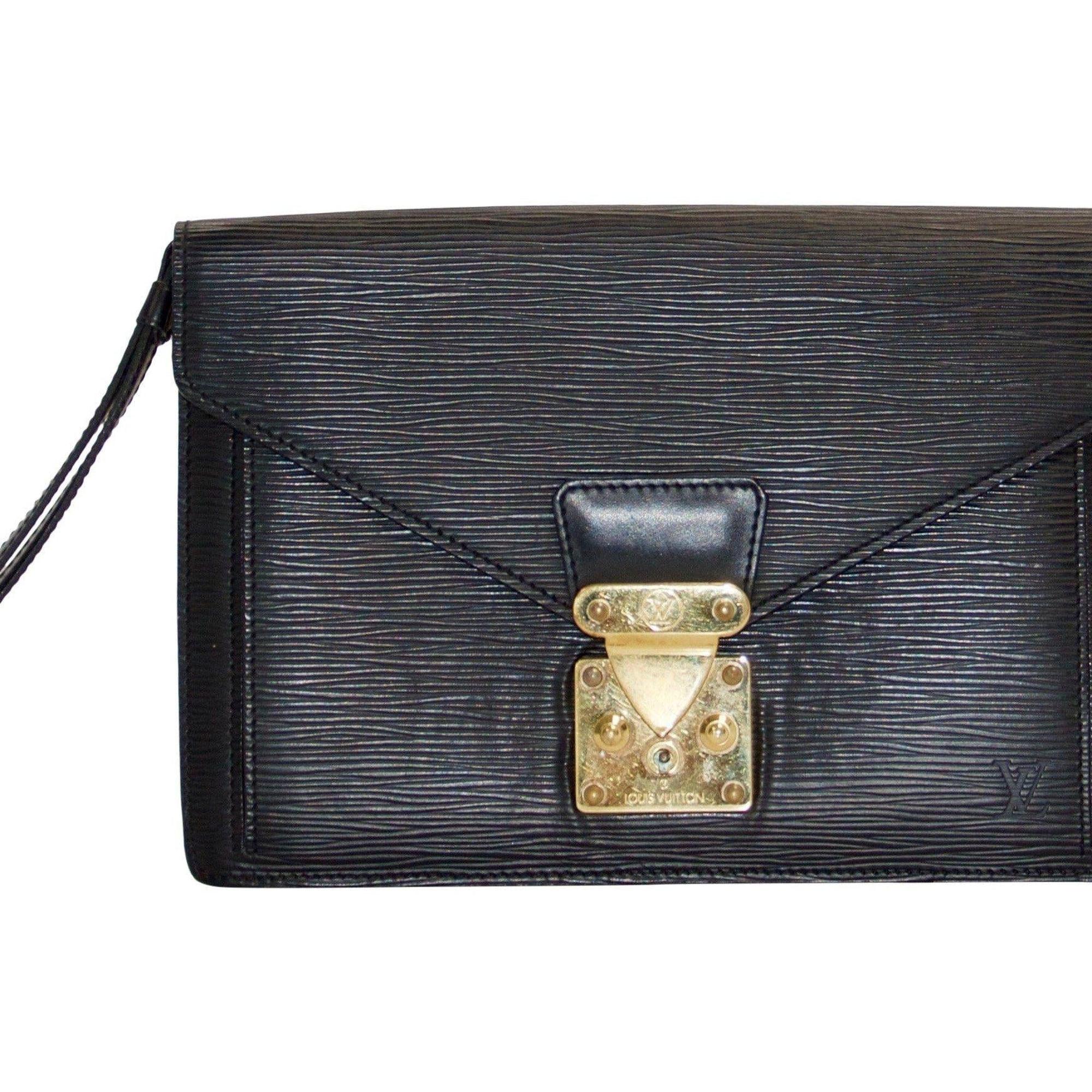 Louis Vuitton Epi Leather Dragonne Wristlet Clutch