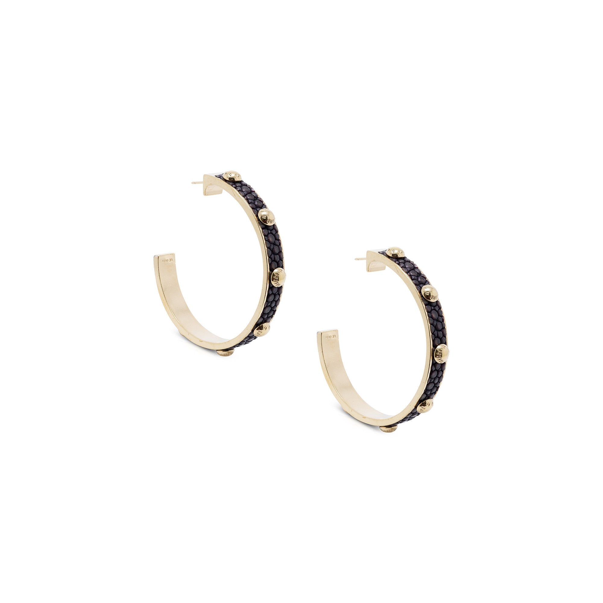 Louis Vuitton Gimme A Clue Stingray Hoop Earrings