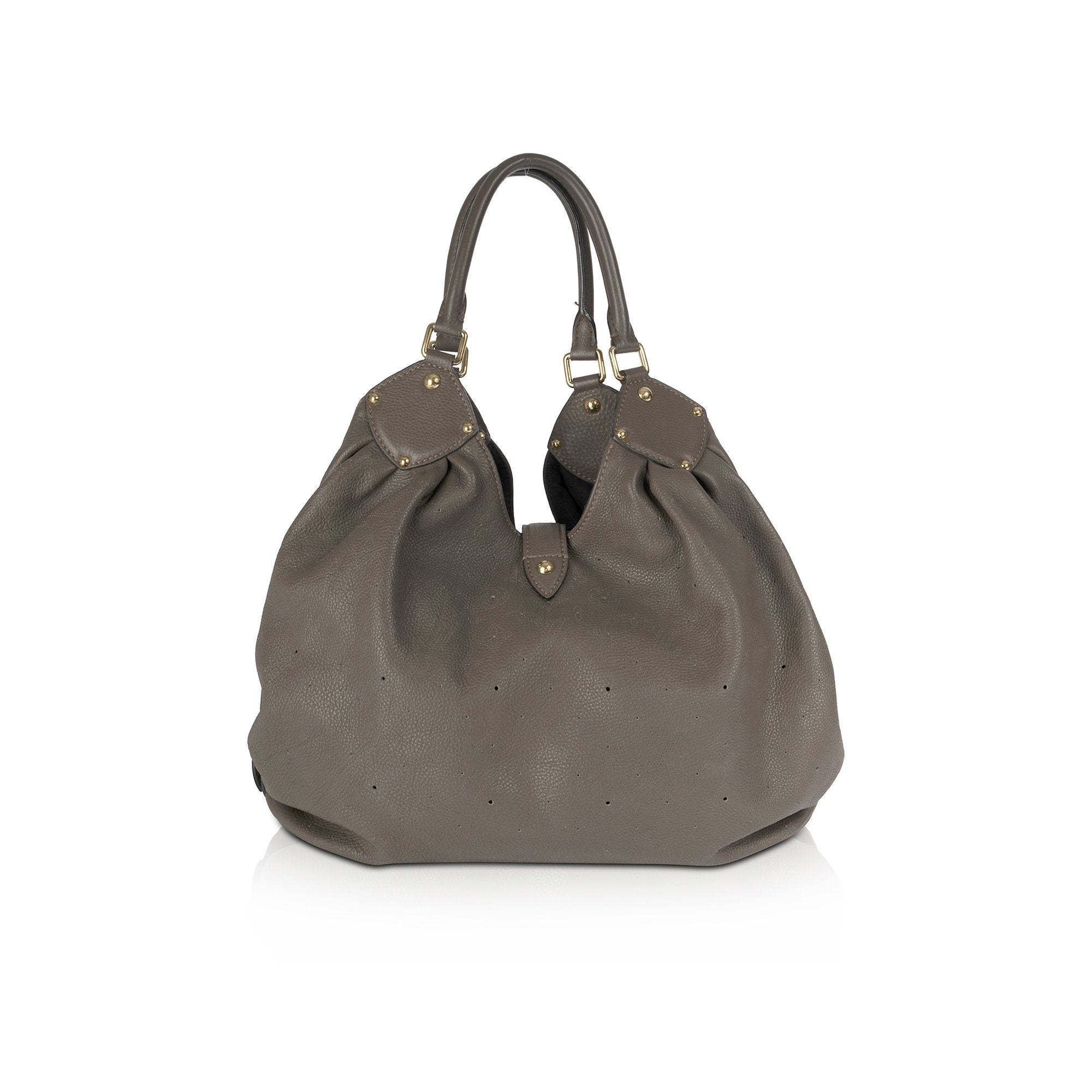 Louis Vuitton Grey Mahina XL Hobo