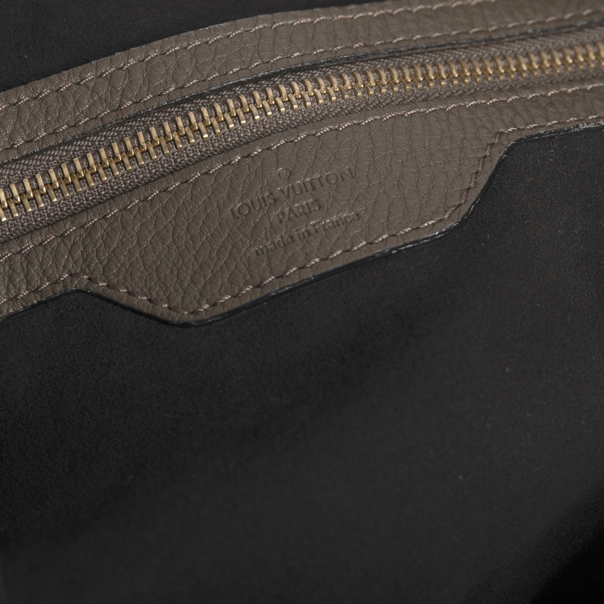 Louis Vuitton Grey Mahina XL Hobo