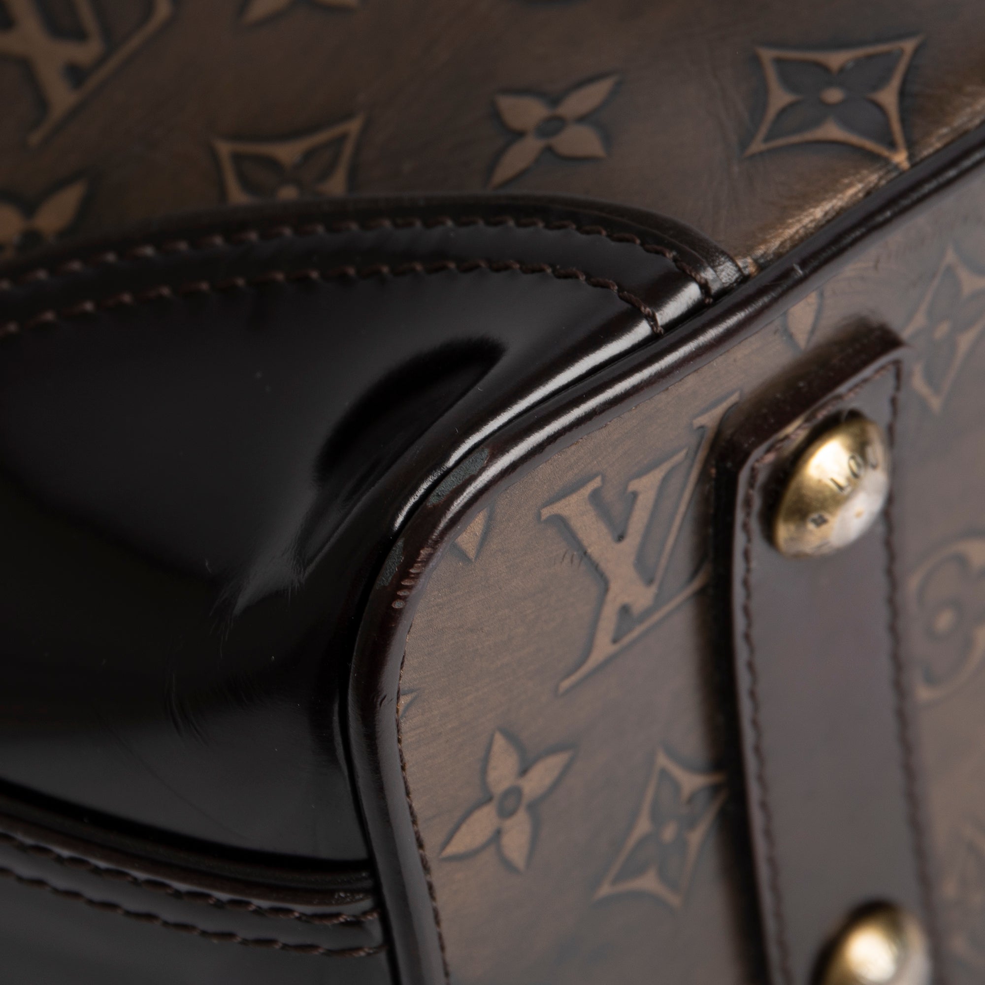 Louis Vuitton Limited Edition Monogram Embossed Sergeant PM
