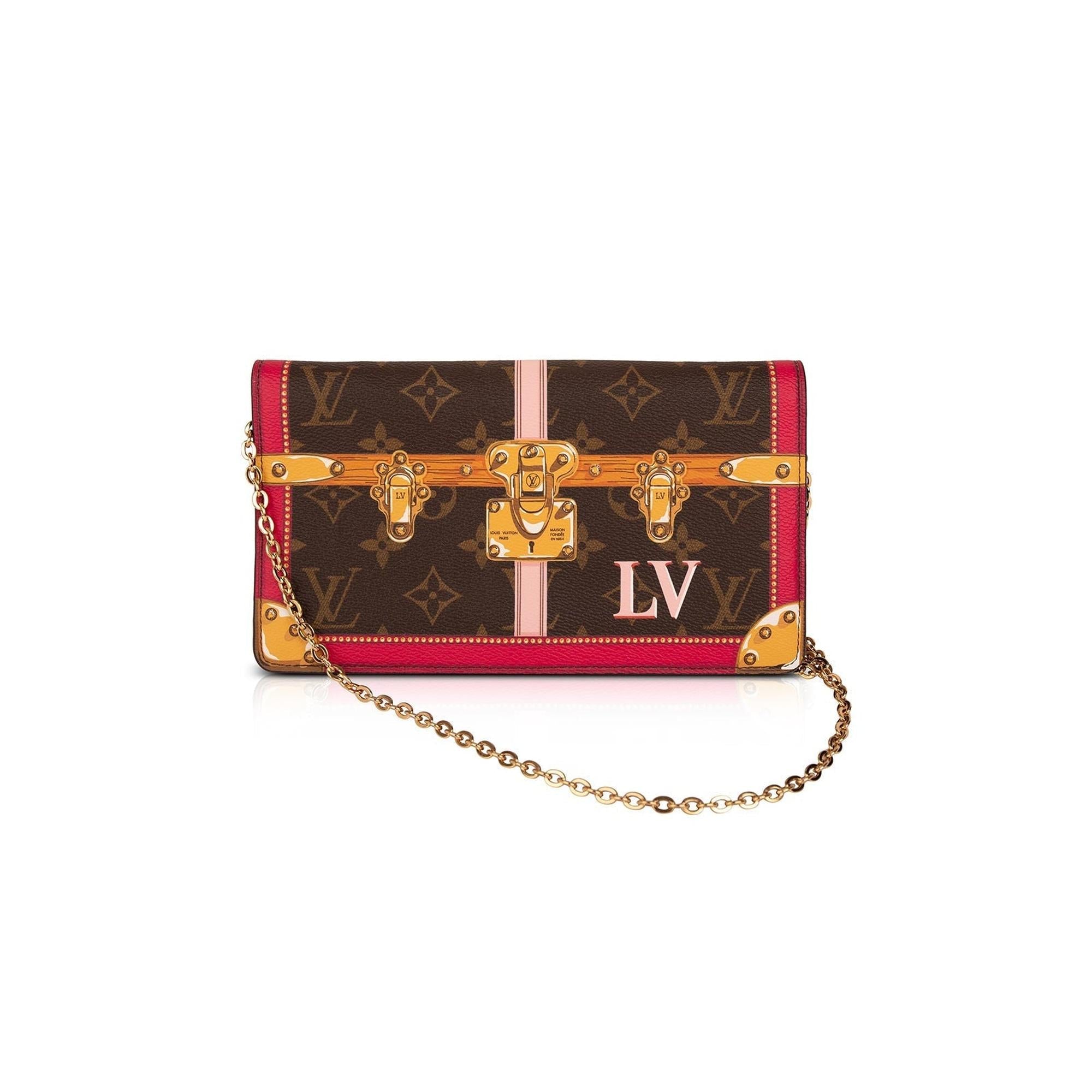 Louis Vuitton Limited Edition Monogram Summer Trunks Weekend Pochette